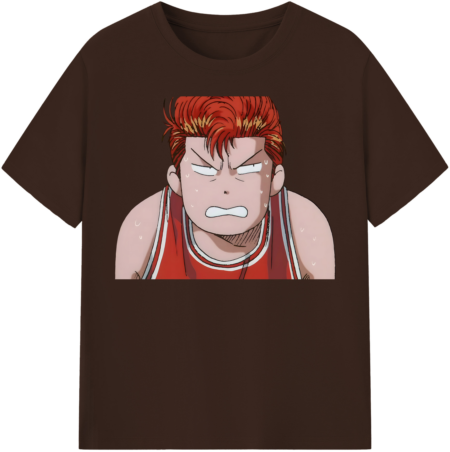 SLAM DUNK／スラムダンク 綿100％半袖Tシャツ（フロントプリント）