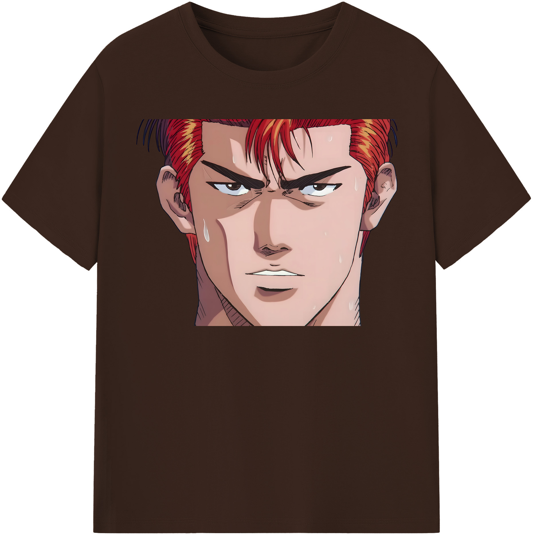SLAM DUNK／スラムダンク 綿100％半袖Tシャツ（フロントプリント）