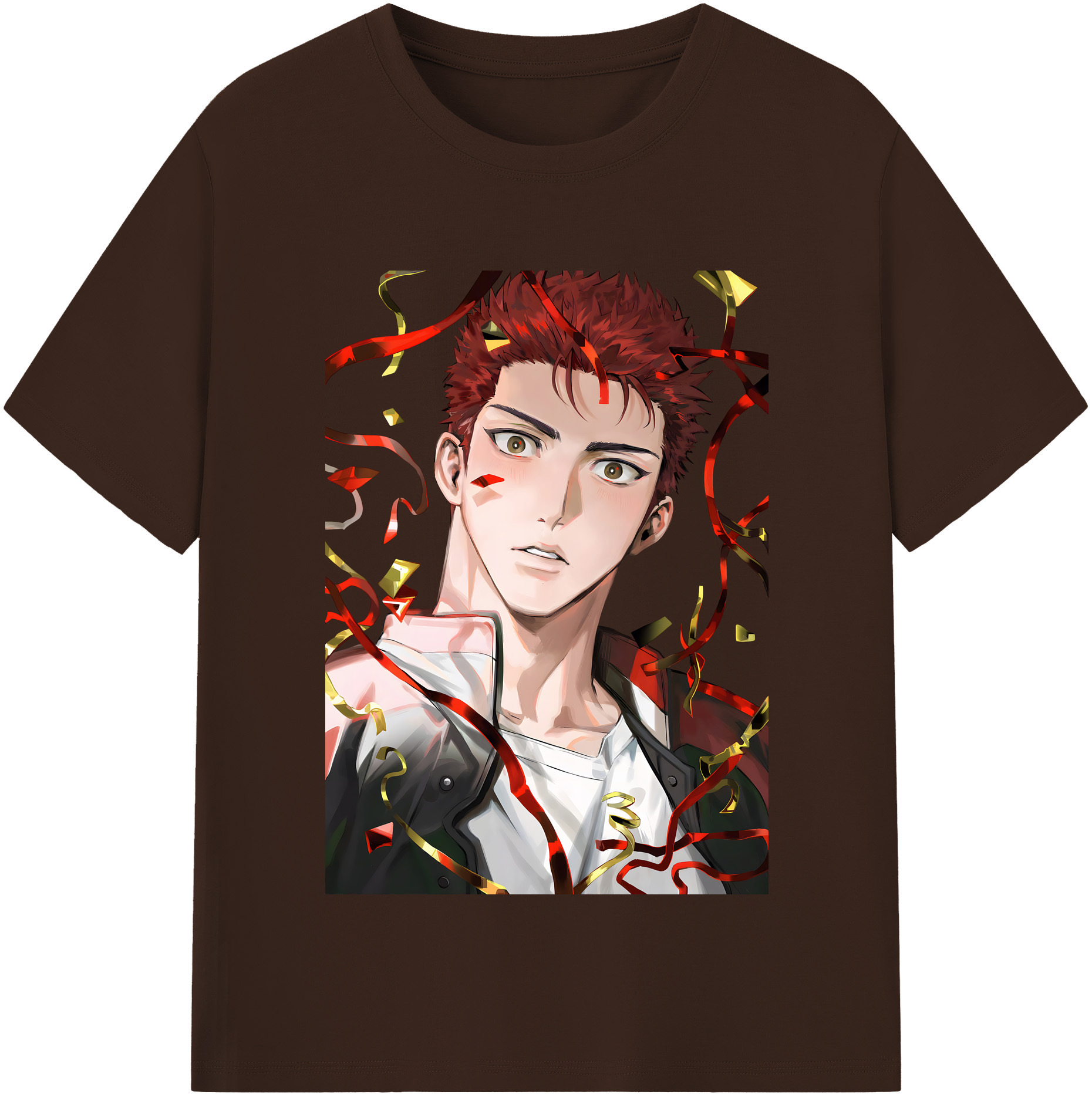 SLAM DUNK／スラムダンク 綿100％半袖Tシャツ（フロントプリント）