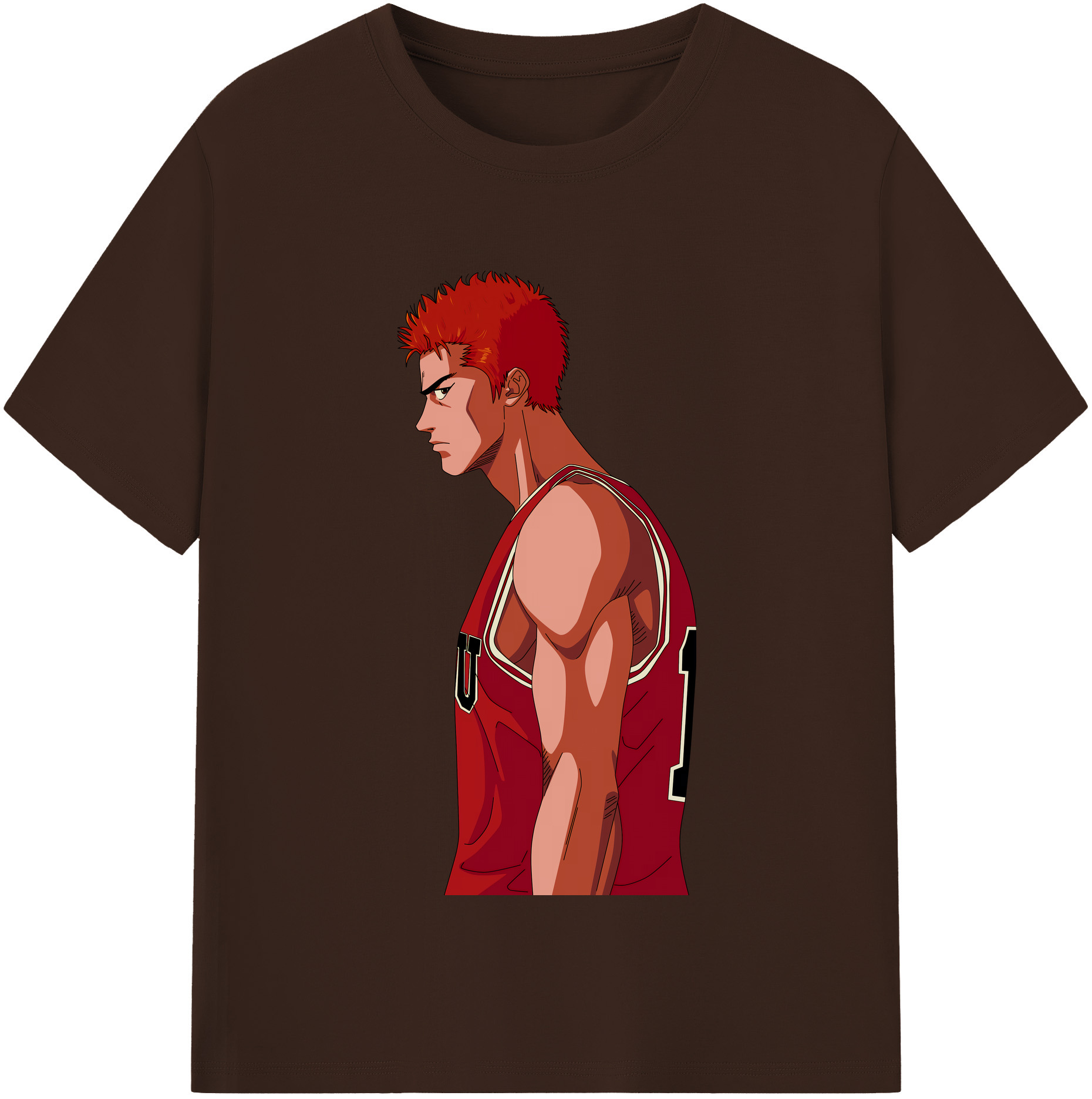 SLAM DUNK／スラムダンク 綿100％半袖Tシャツ（フロントプリント）