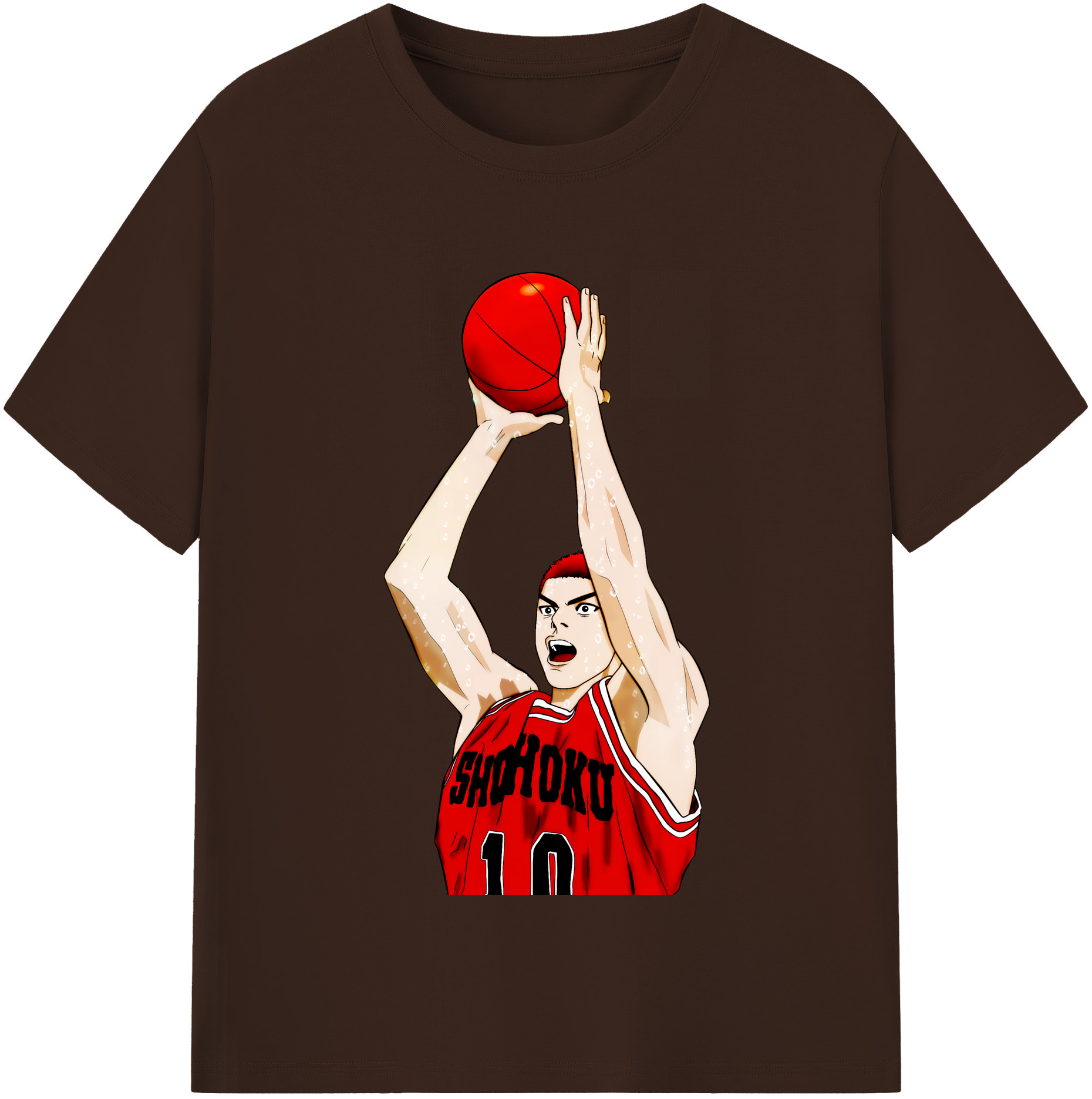 SLAM DUNK／スラムダンク 綿100％半袖Tシャツ（フロントプリント）