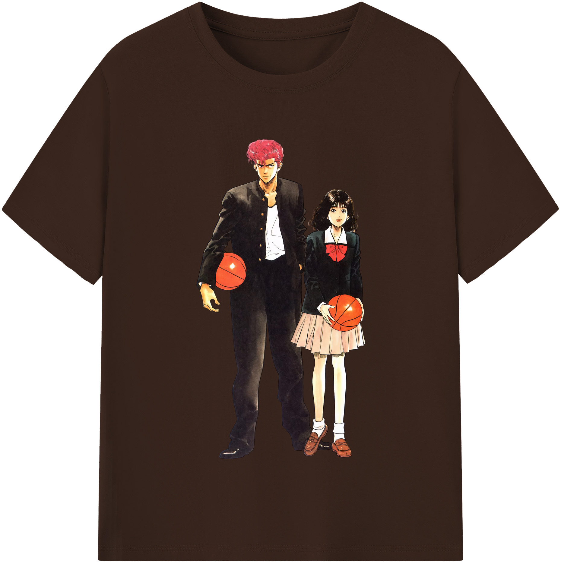 （画像用） SLAM DUNK／スラムダンク 綿100％半袖Tシャツ（フロントプリント）