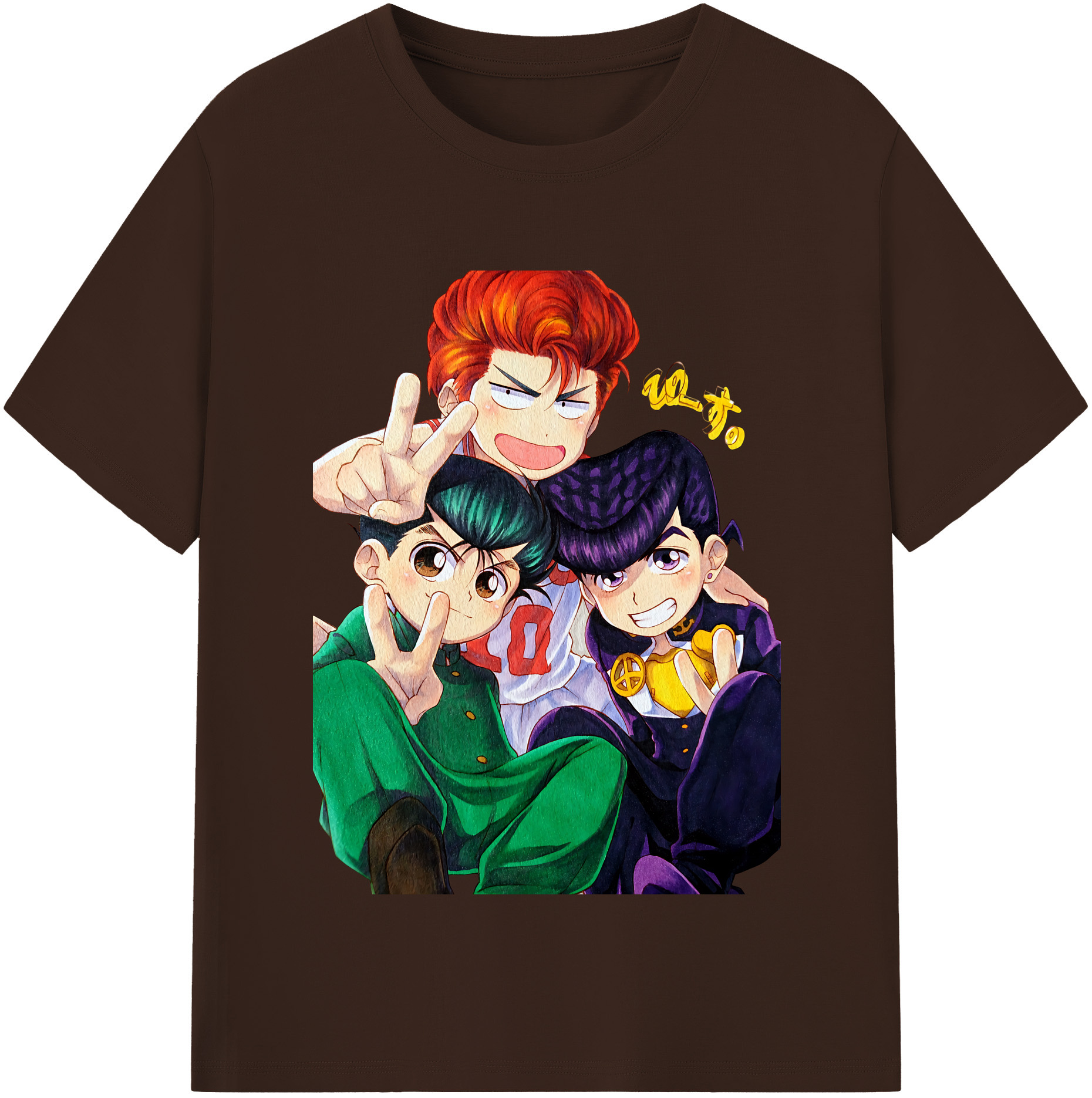 SLAM DUNK／スラムダンク 綿100％半袖Tシャツ（フロントプリント）