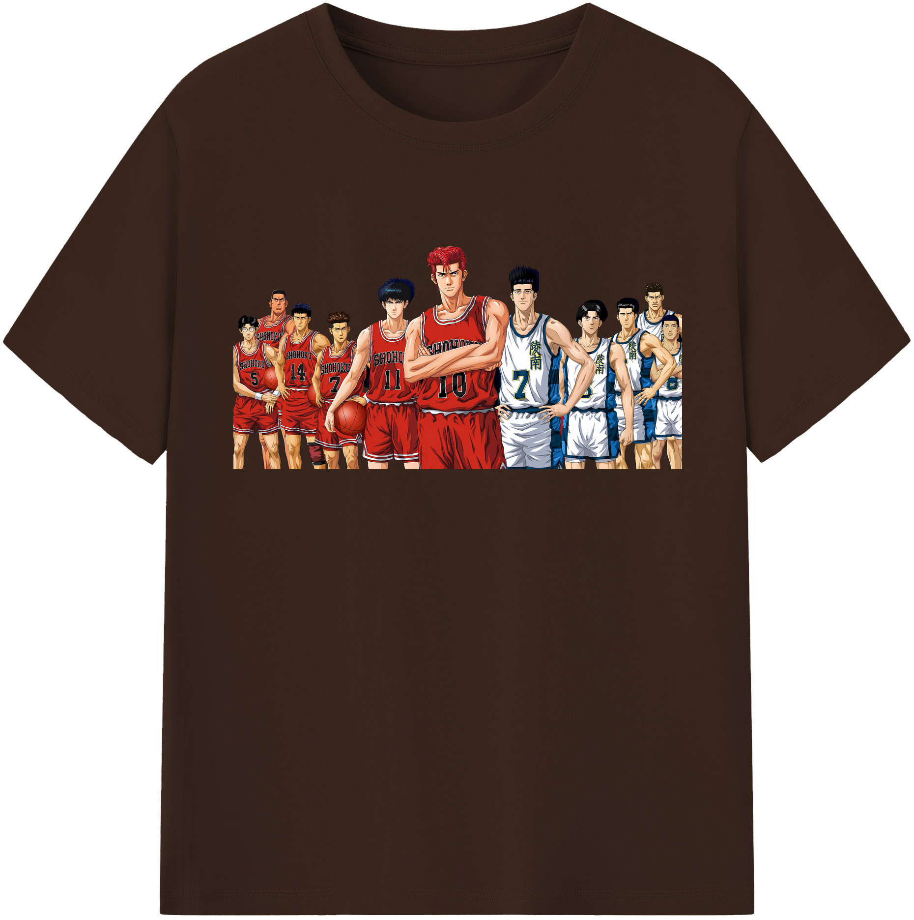 （画像用） SLAM DUNK／スラムダンク 綿100％半袖Tシャツ（フロントプリント）