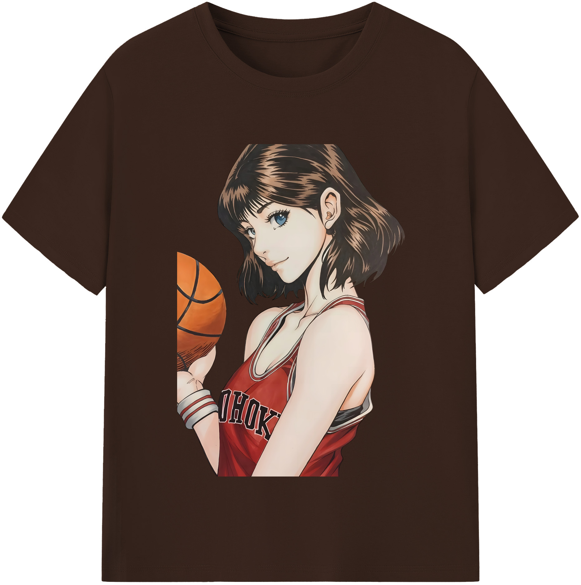 SLAM DUNK／スラムダンク 綿100％半袖Tシャツ（フロントプリント）