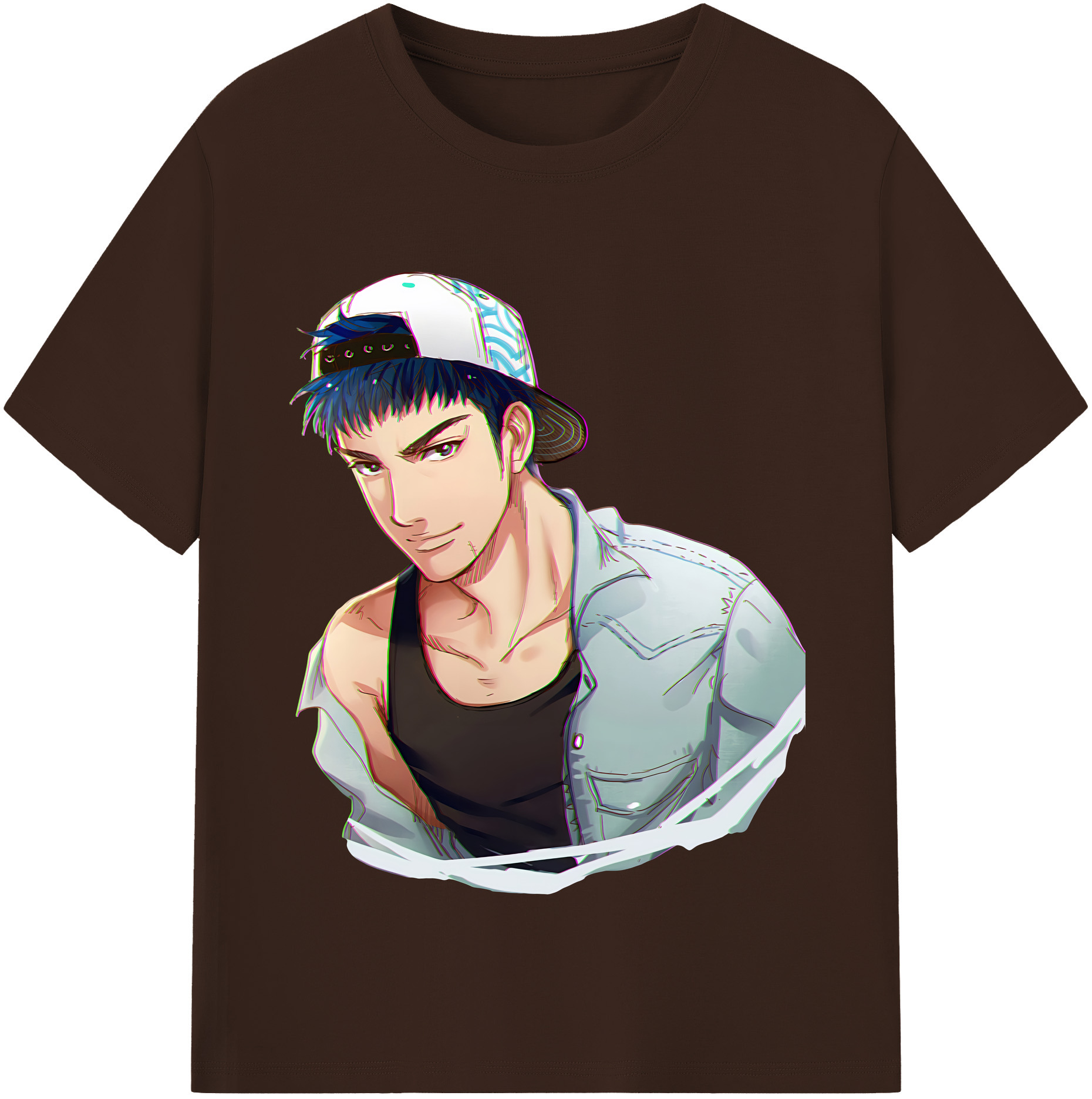 SLAM DUNK／スラムダンク 綿100％半袖Tシャツ（フロントプリント）