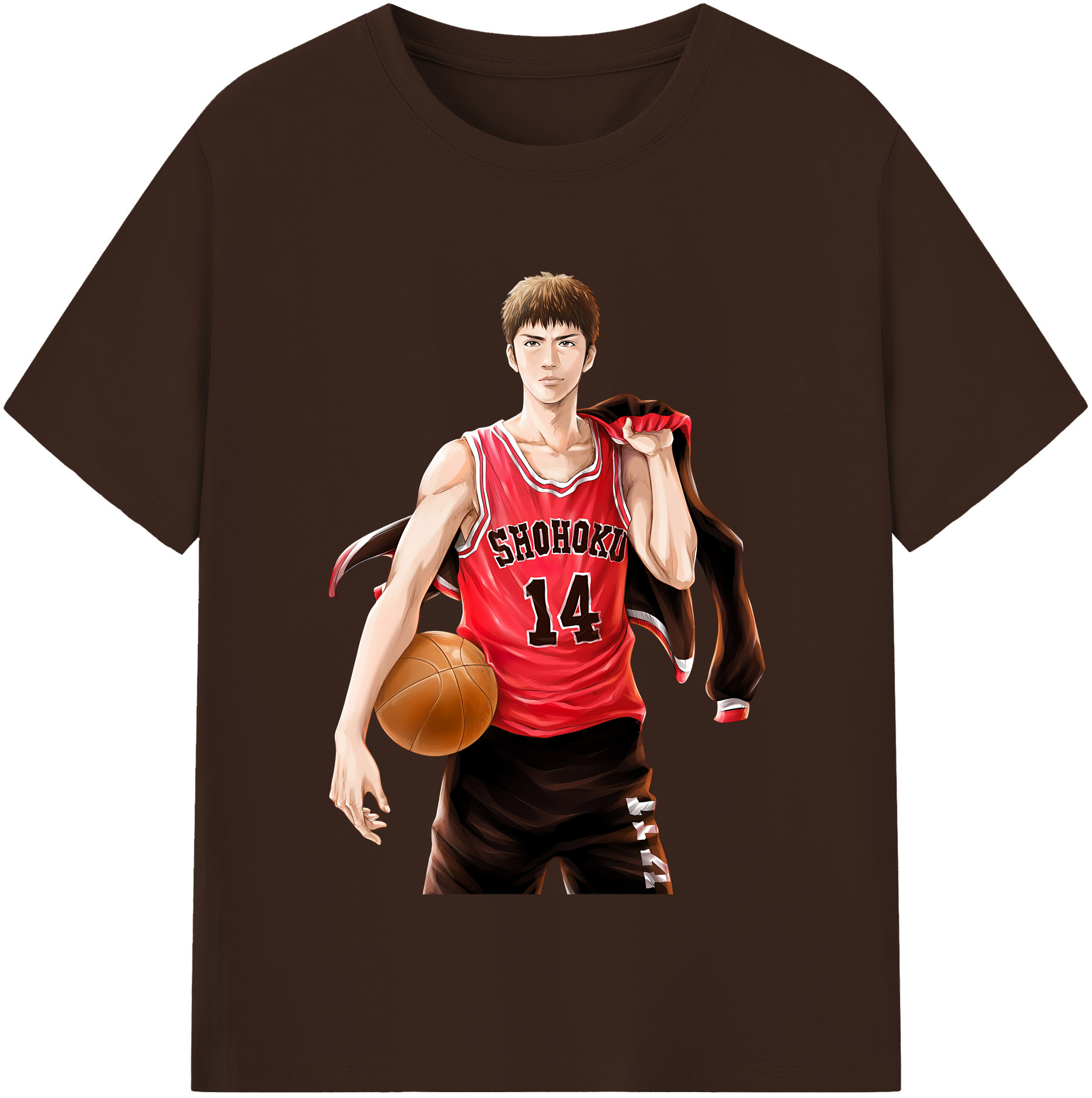 （画像用） SLAM DUNK／スラムダンク 綿100％半袖Tシャツ（フロントプリント）