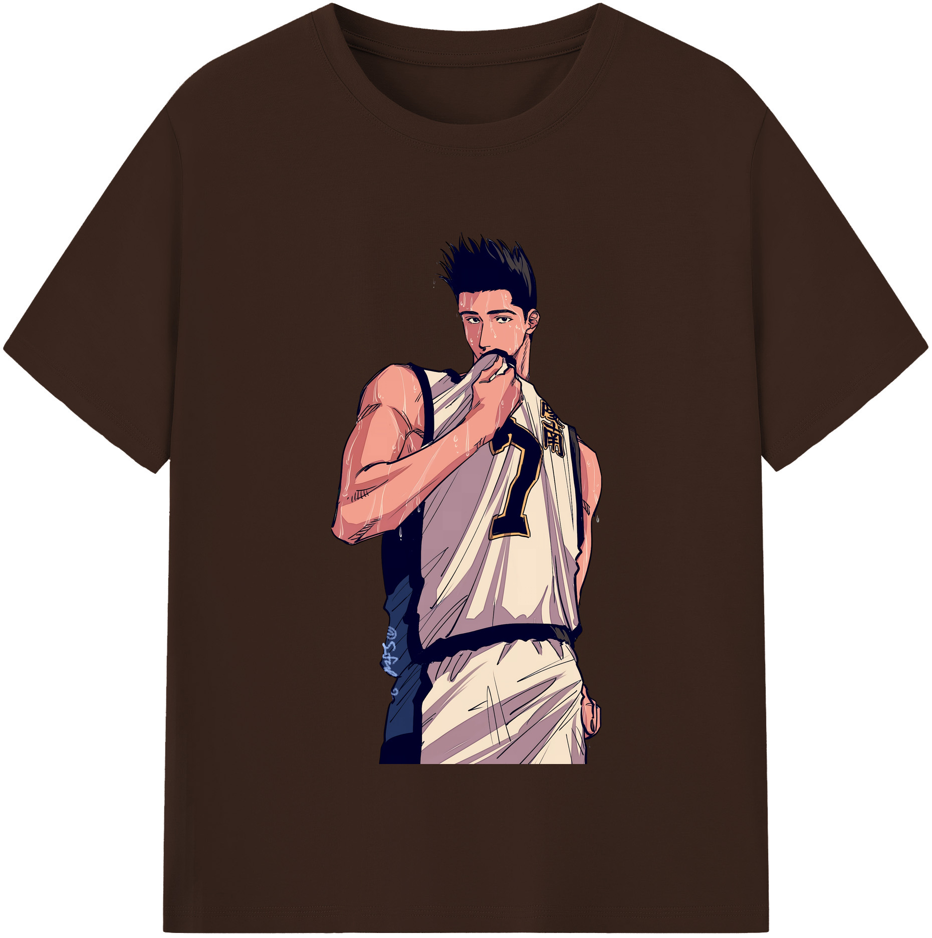 （画像用） SLAM DUNK／スラムダンク 綿100％半袖Tシャツ（フロントプリント）