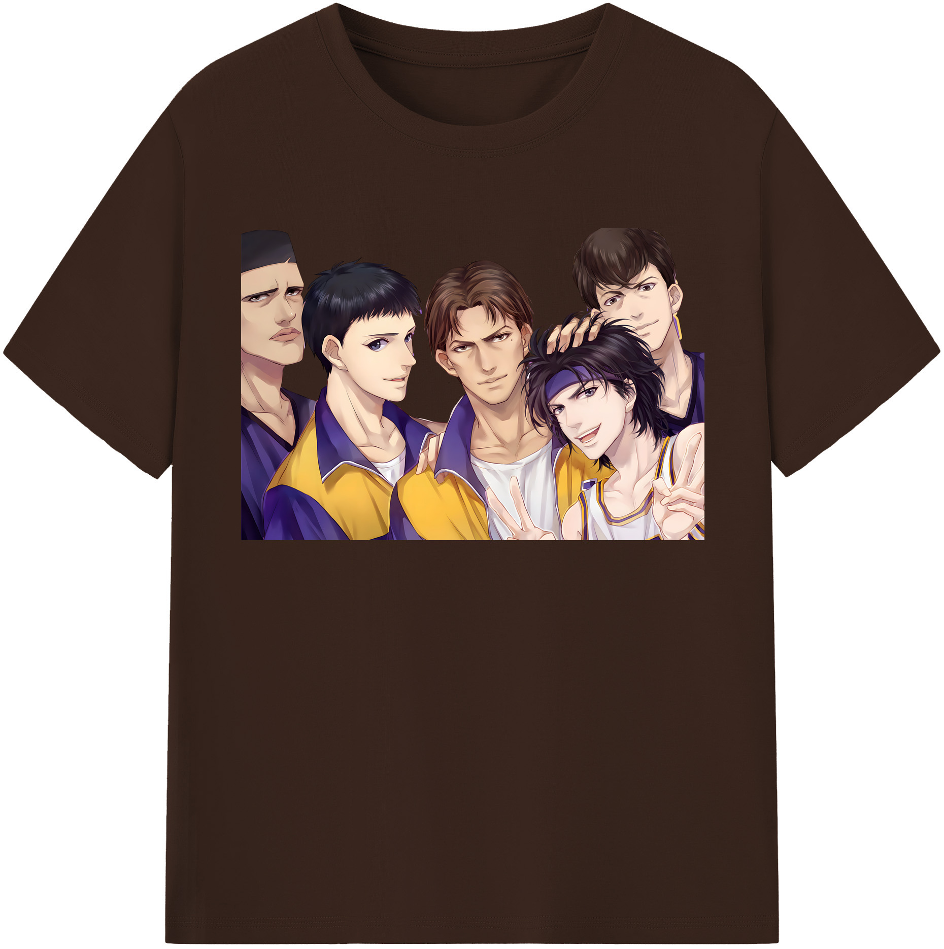 SLAM DUNK／スラムダンク 綿100％半袖Tシャツ（フロントプリント）