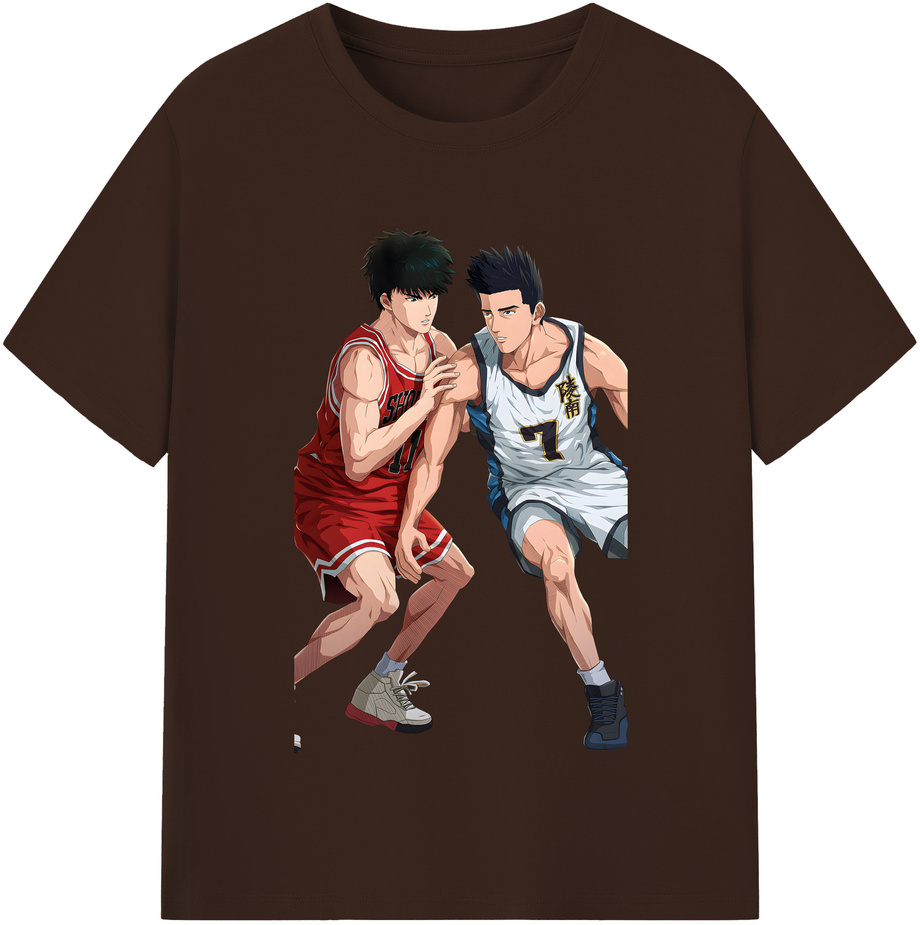（画像用） SLAM DUNK／スラムダンク 綿100％半袖Tシャツ（フロントプリント）