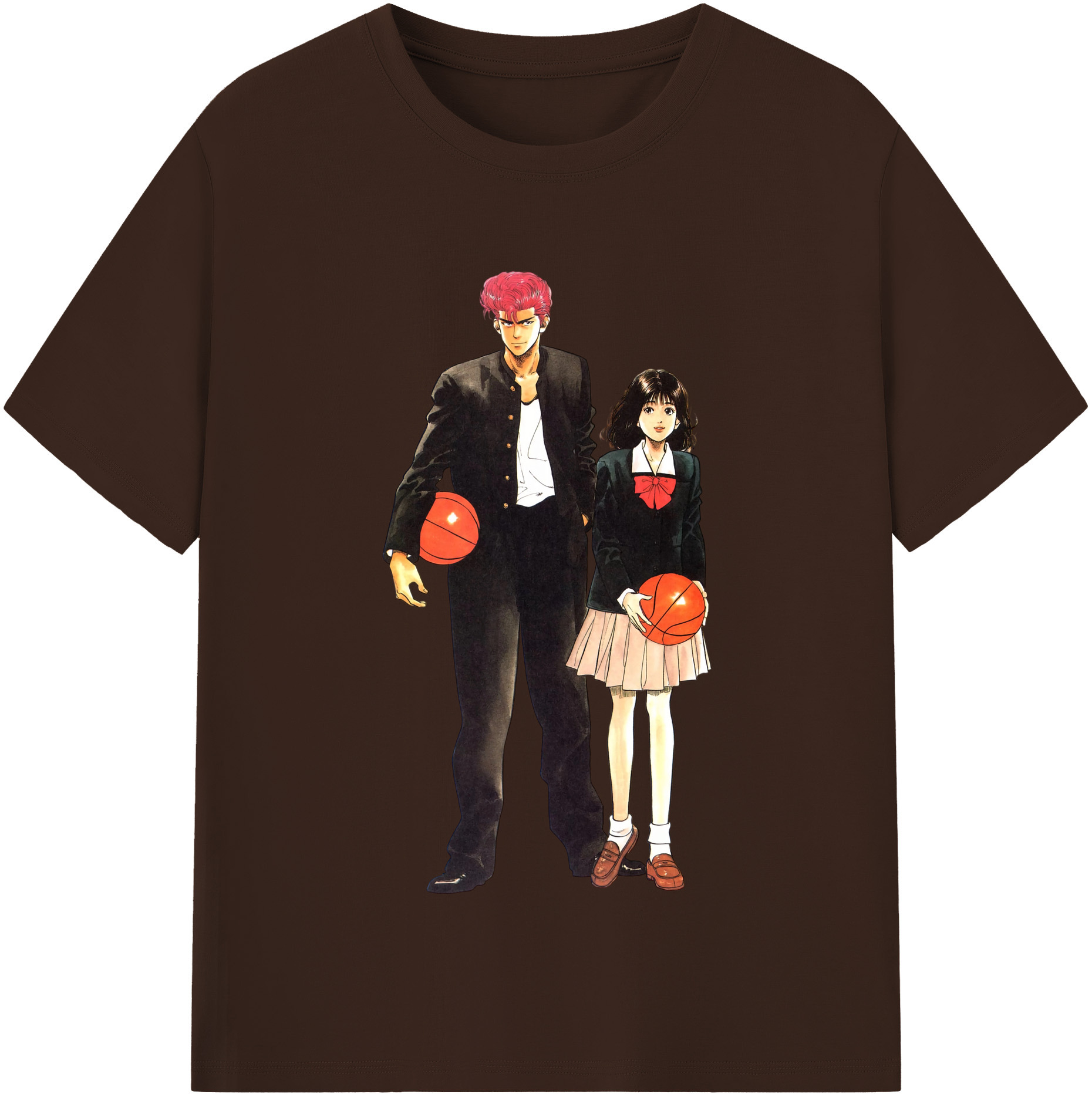 （画像用） SLAM DUNK／スラムダンク 綿100％半袖Tシャツ（フロントプリント）