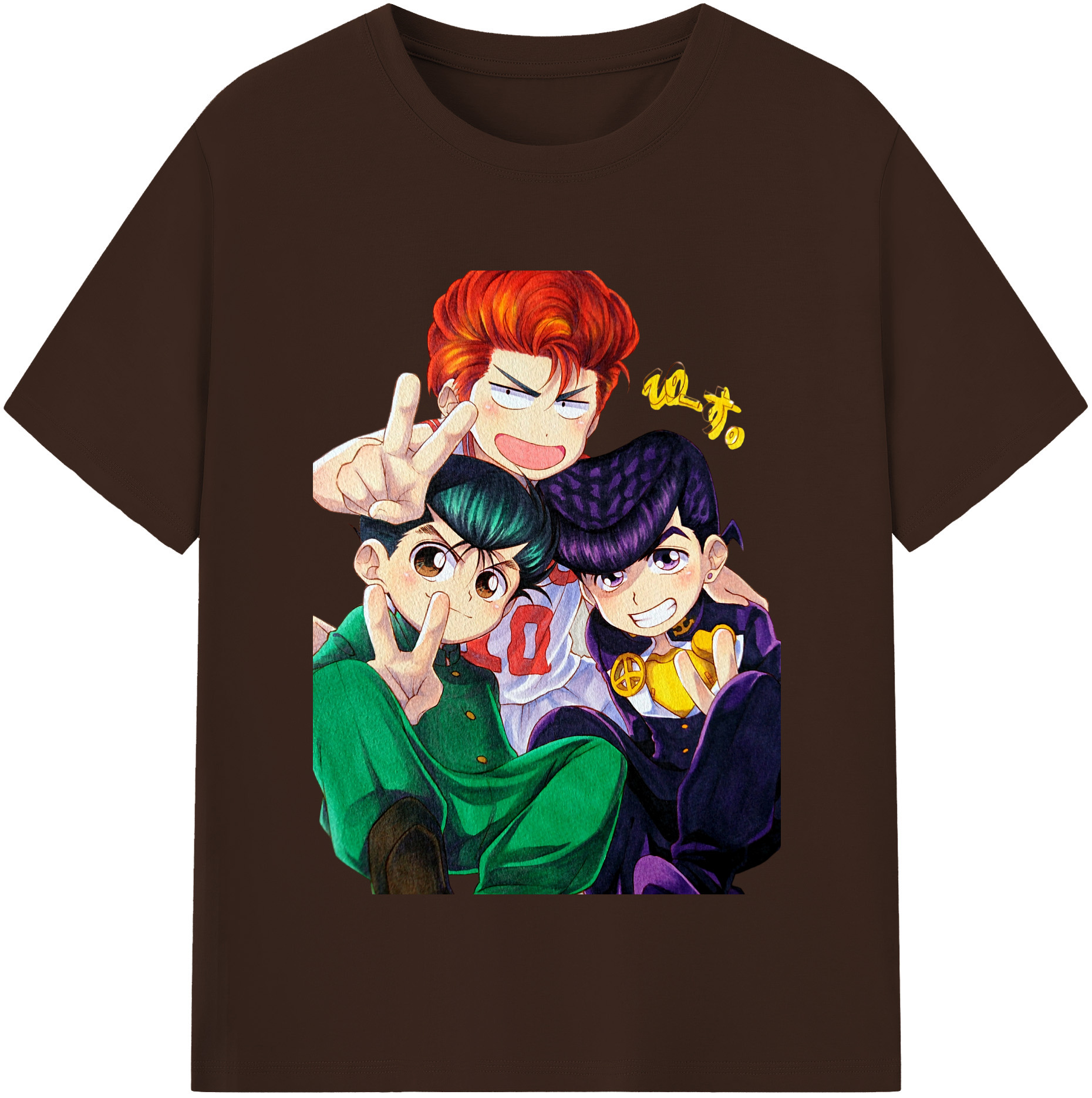 SLAM DUNK／スラムダンク 綿100％半袖Tシャツ（フロントプリント）