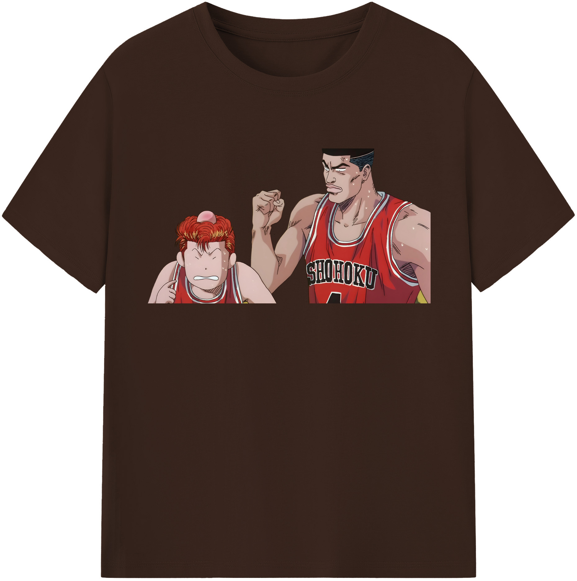 SLAM DUNK／スラムダンク 綿100％半袖Tシャツ（フロントプリント）