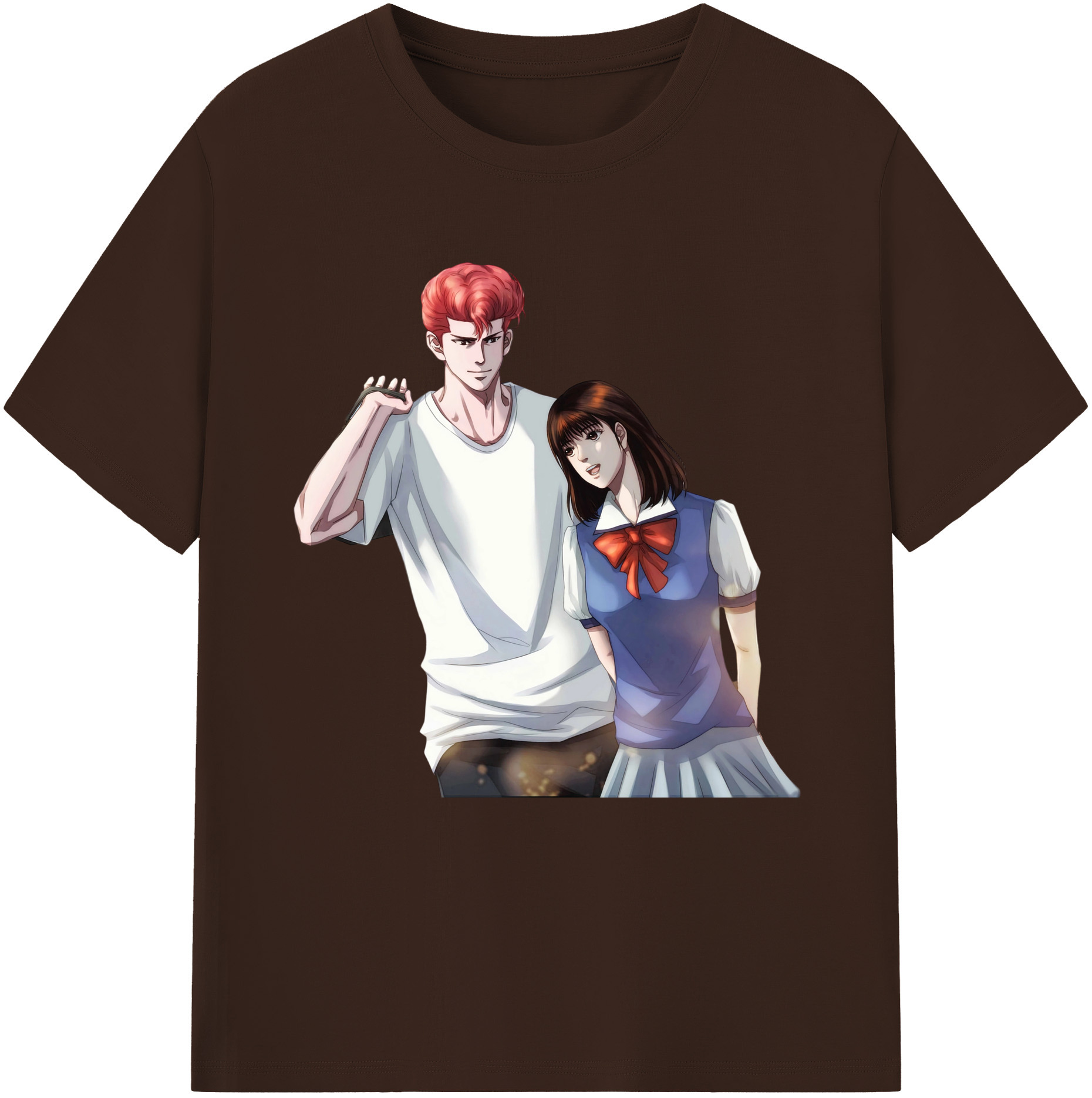 SLAM DUNK／スラムダンク 綿100％半袖Tシャツ（フロントプリント）
