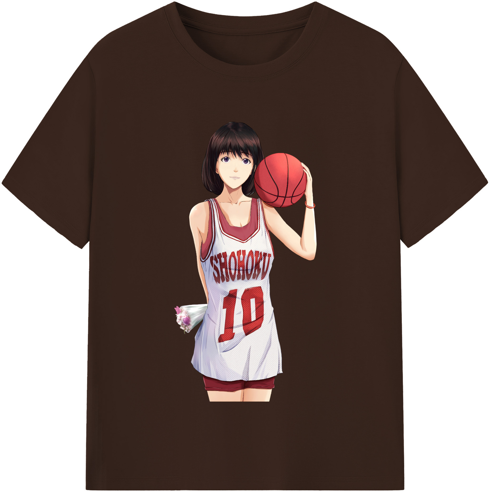 SLAM DUNK／スラムダンク 綿100％半袖Tシャツ（フロントプリント）