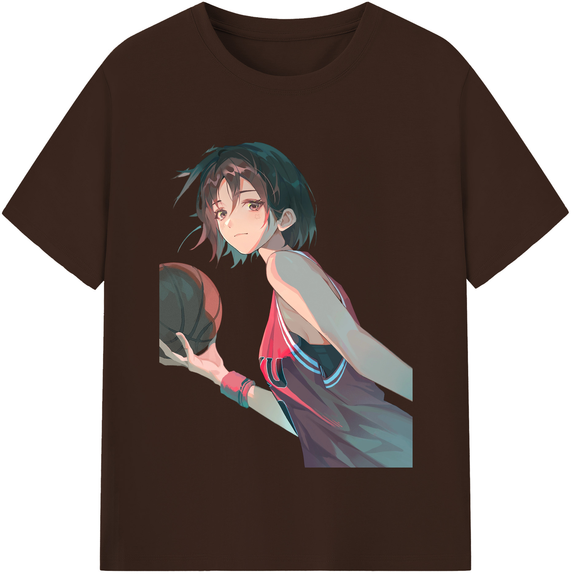 SLAM DUNK／スラムダンク 綿100％半袖Tシャツ（フロントプリント）