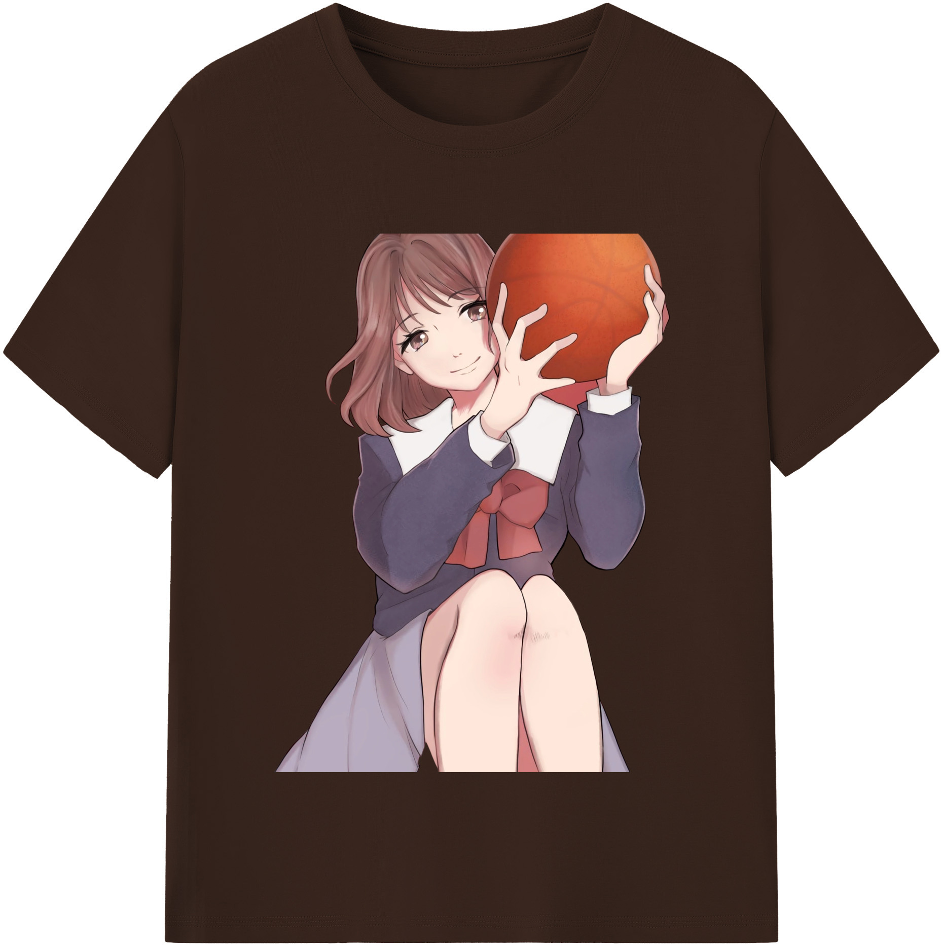 SLAM DUNK／スラムダンク 綿100％半袖Tシャツ（フロントプリント）