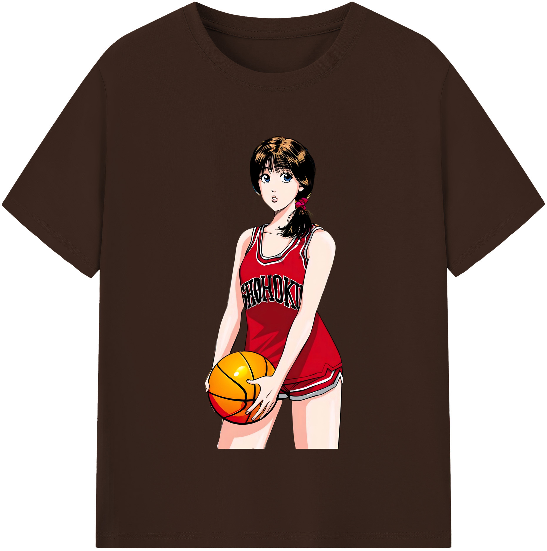 SLAM DUNK／スラムダンク 綿100％半袖Tシャツ（フロントプリント）