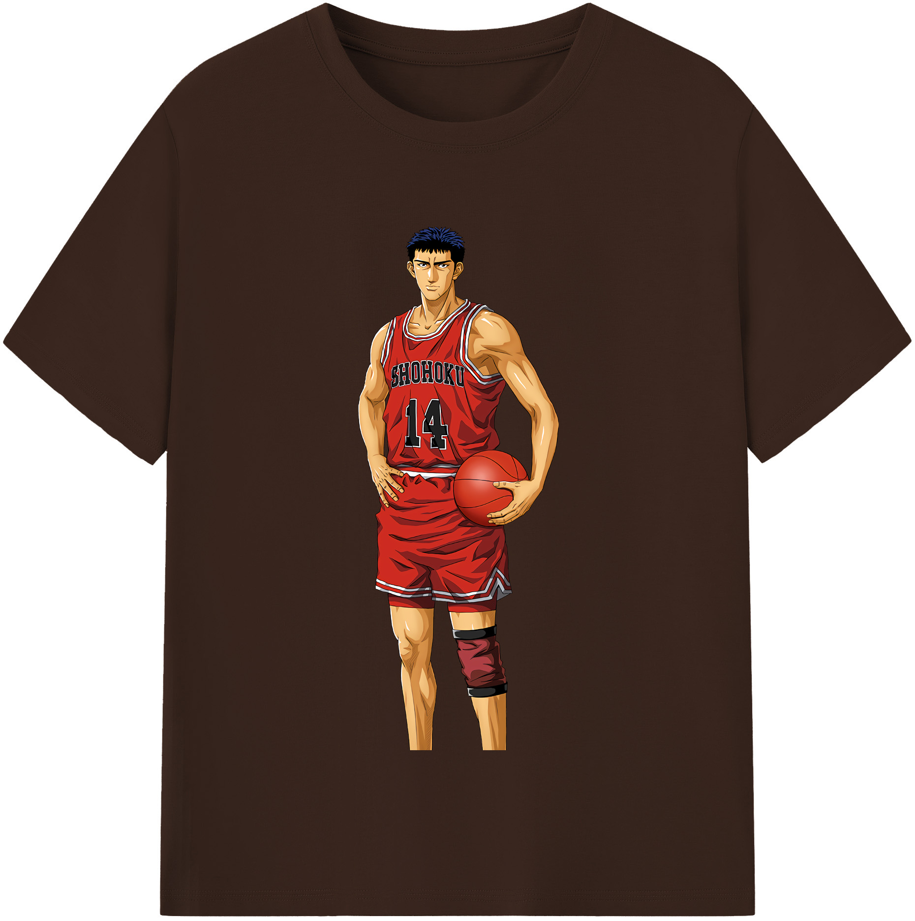 SLAM DUNK／スラムダンク 綿100％半袖Tシャツ（フロントプリント）