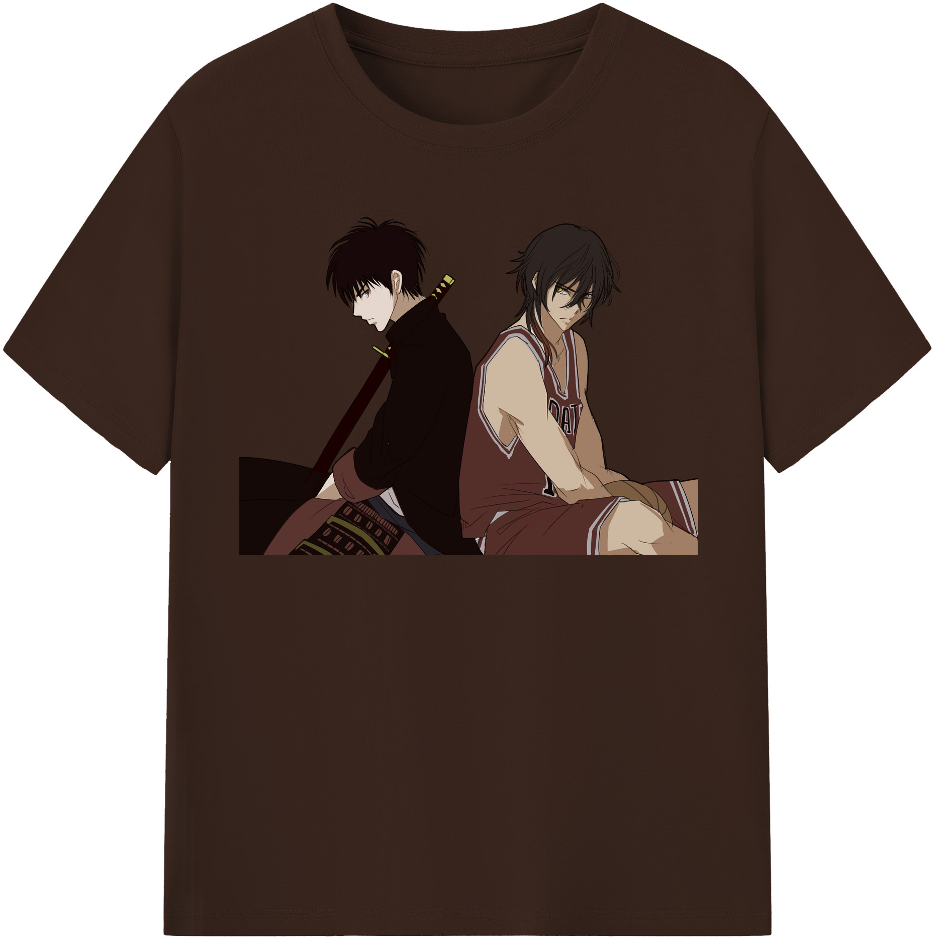SLAM DUNK／スラムダンク 綿100％半袖Tシャツ（フロントプリント）