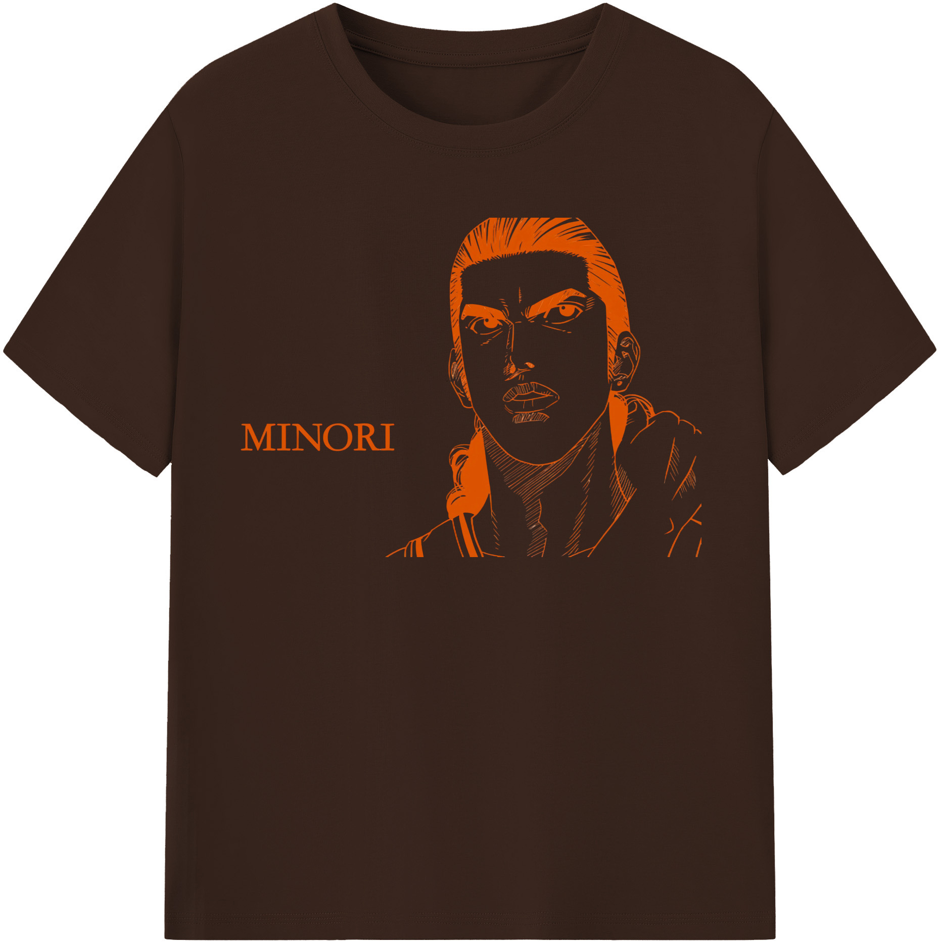 SLAM DUNK／スラムダンク 綿100％半袖Tシャツ（フロントプリント）