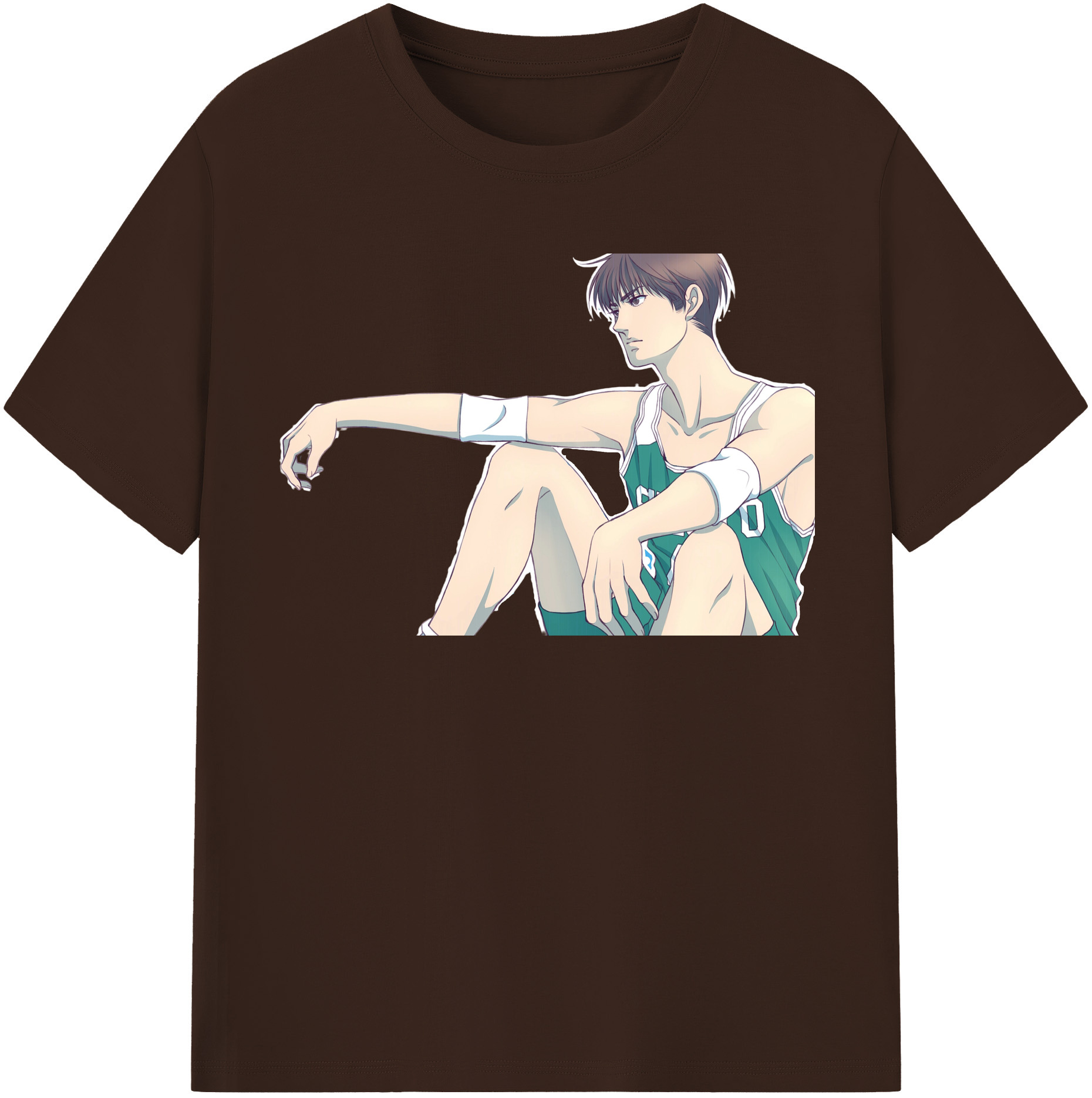SLAM DUNK／スラムダンク 綿100％半袖Tシャツ（フロントプリント）