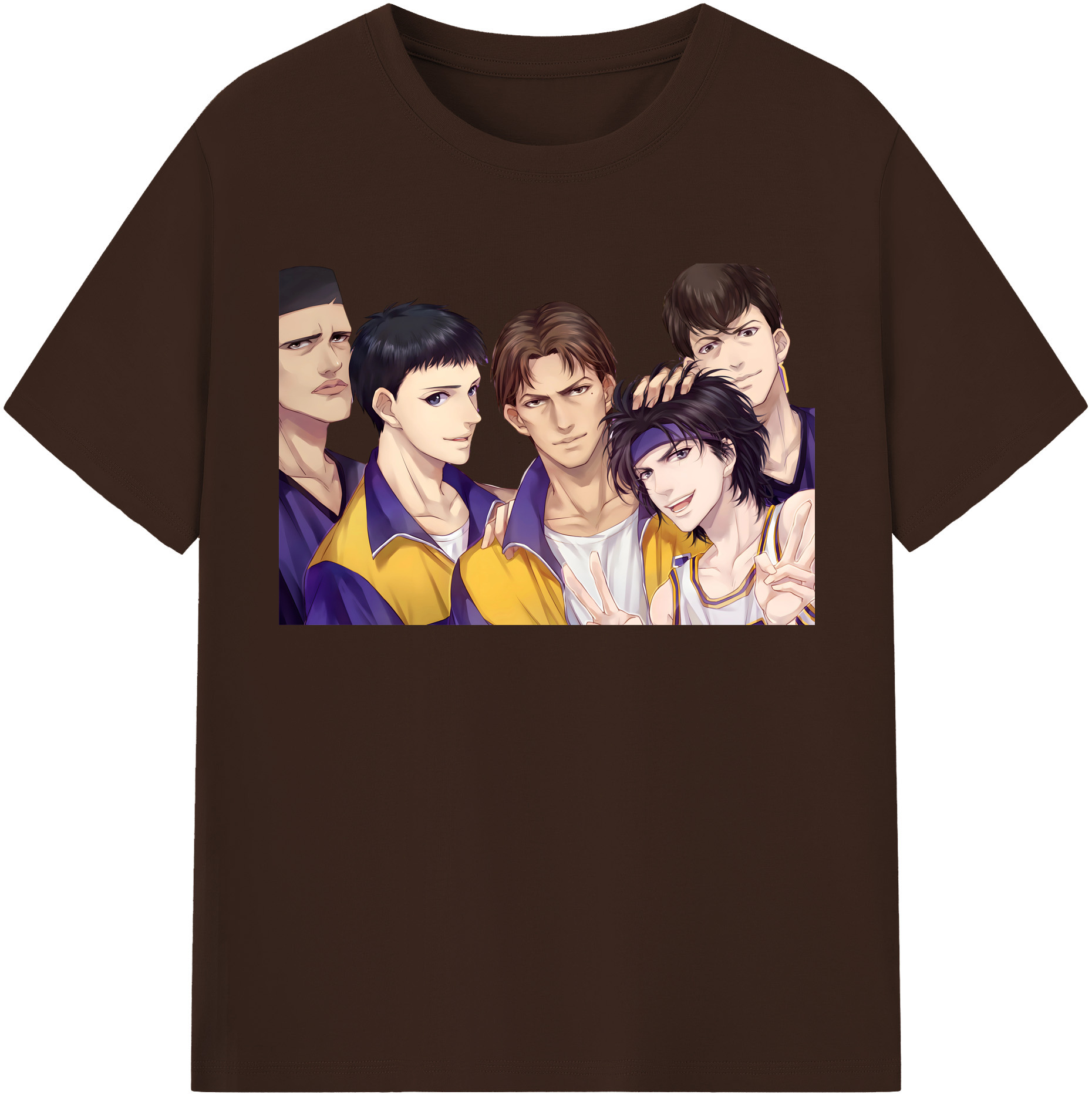 SLAM DUNK／スラムダンク 綿100％半袖Tシャツ（フロントプリント）