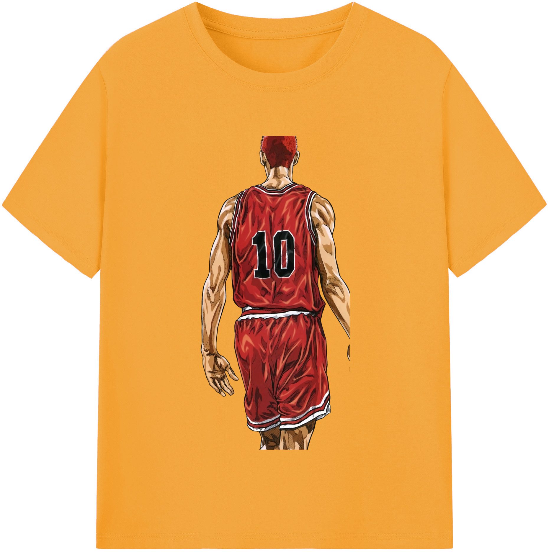 SLAM DUNK／スラムダンク 綿100％半袖Tシャツ（フロントプリント）