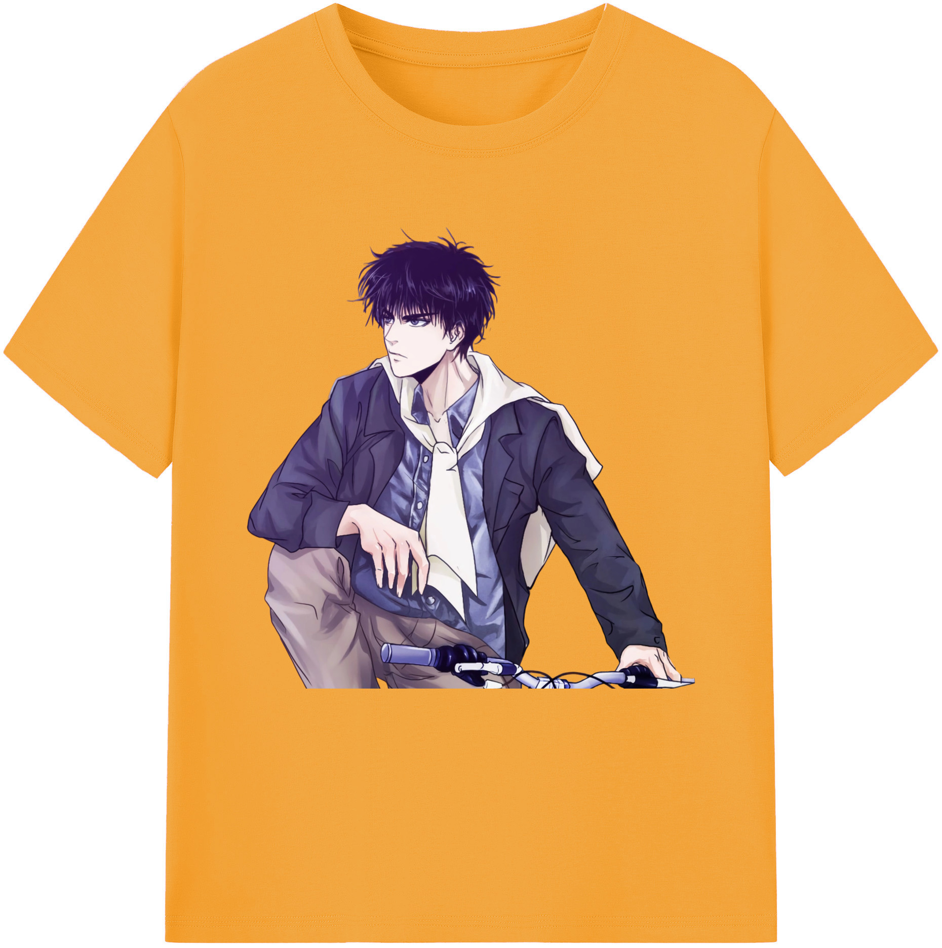 SLAM DUNK／スラムダンク 綿100％半袖Tシャツ（フロントプリント）