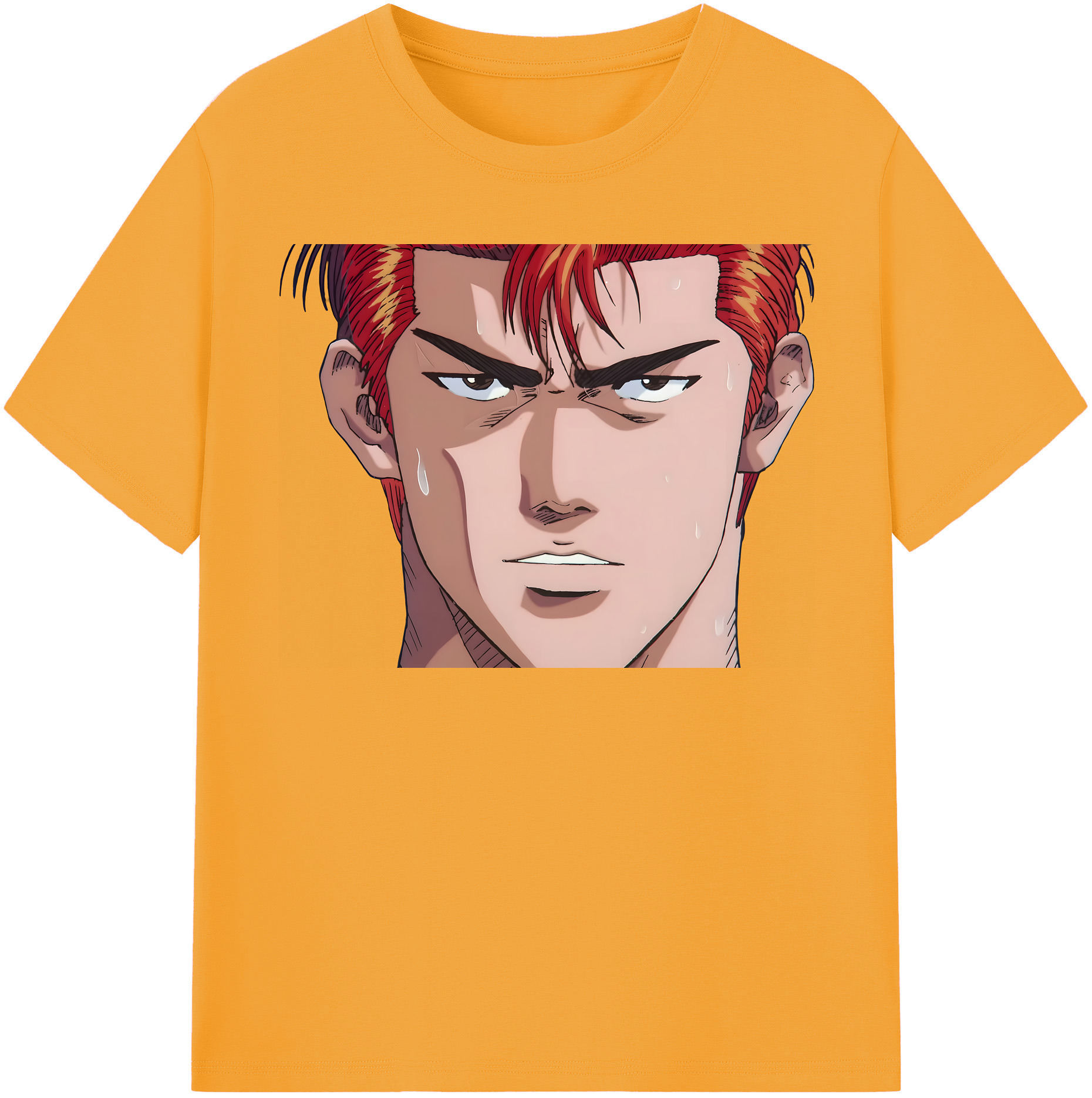 SLAM DUNK／スラムダンク 綿100％半袖Tシャツ（フロントプリント）