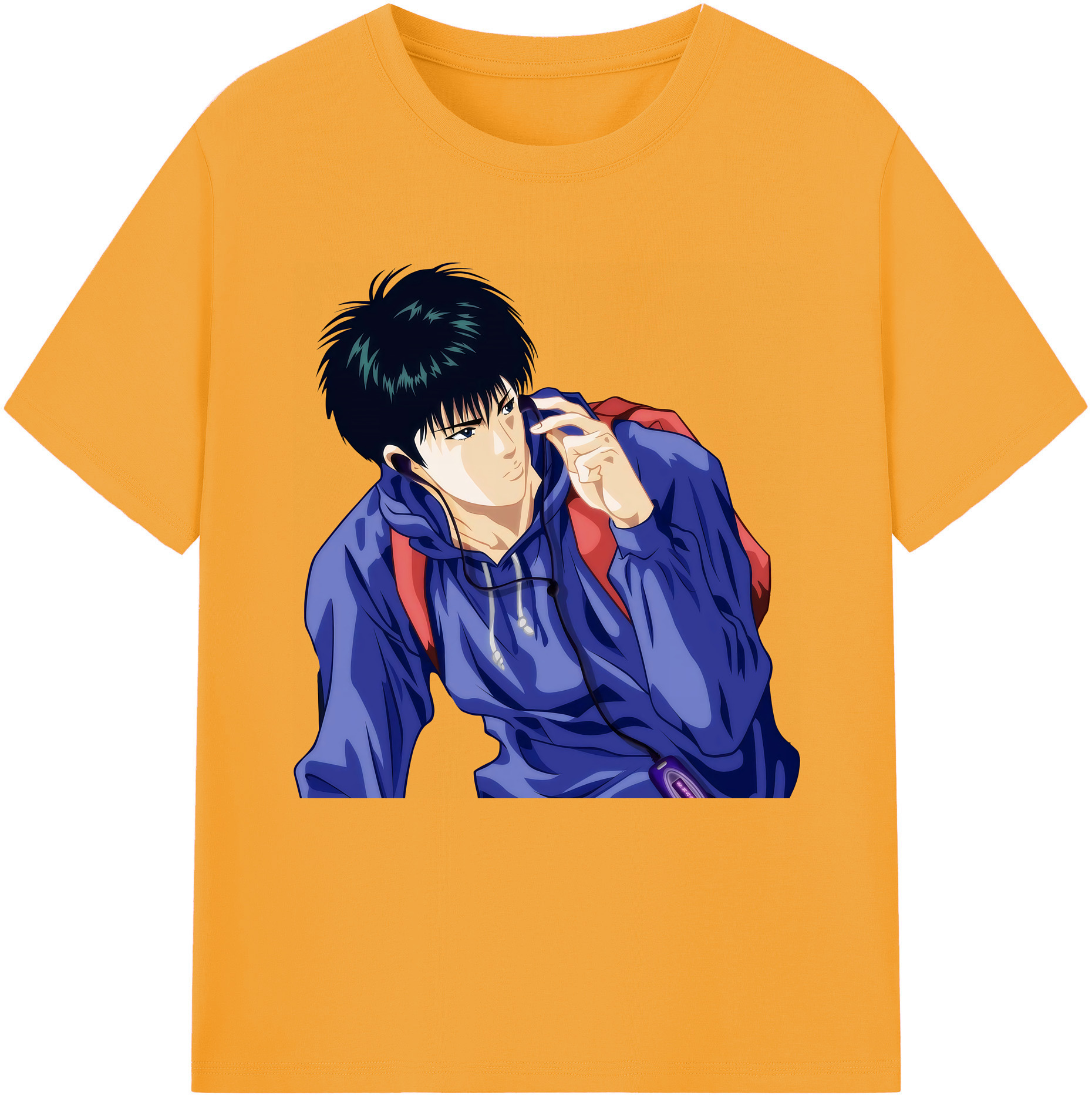 SLAM DUNK／スラムダンク 綿100％半袖Tシャツ（フロントプリント）