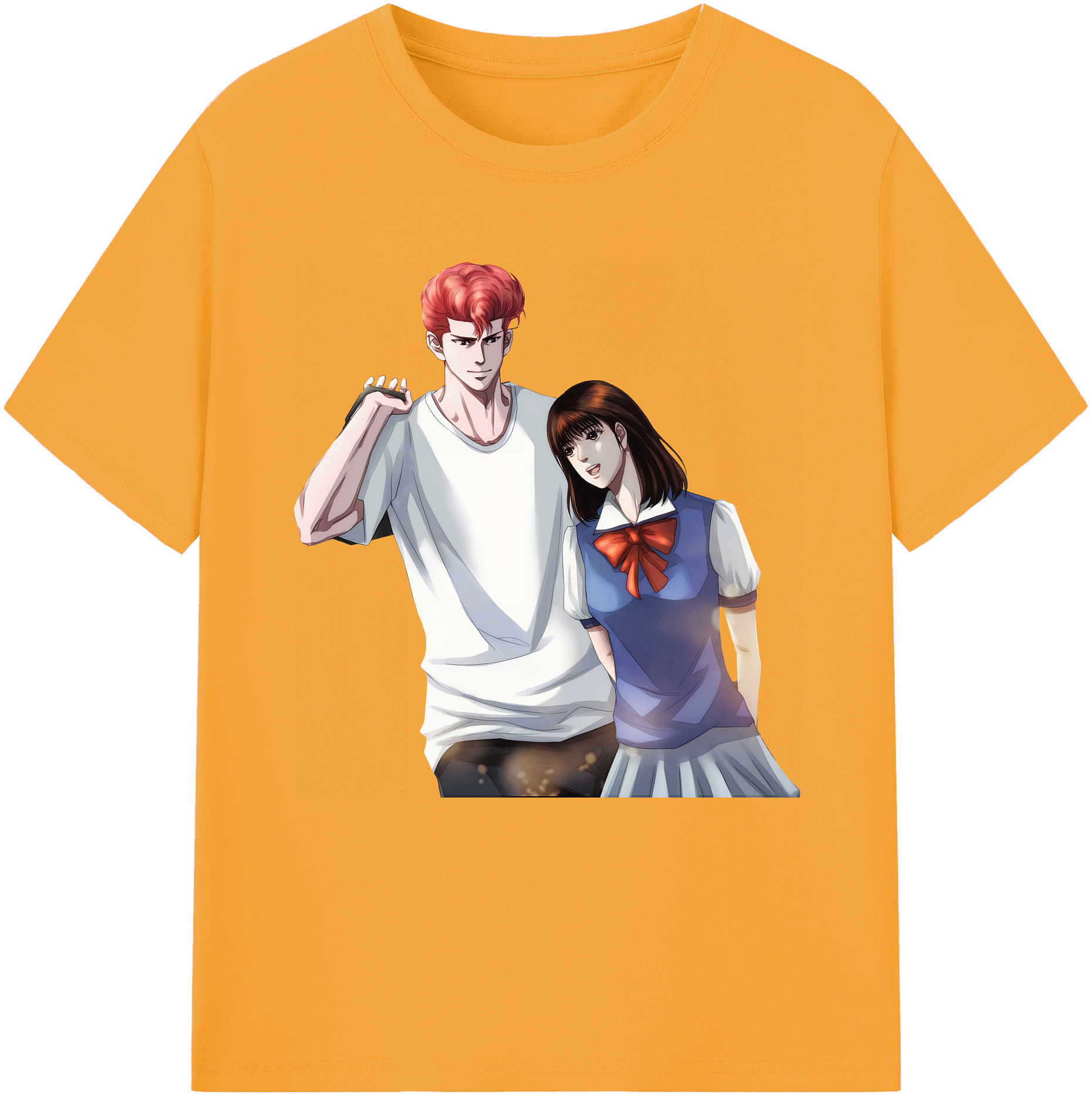 SLAM DUNK／スラムダンク 綿100％半袖Tシャツ（フロントプリント）