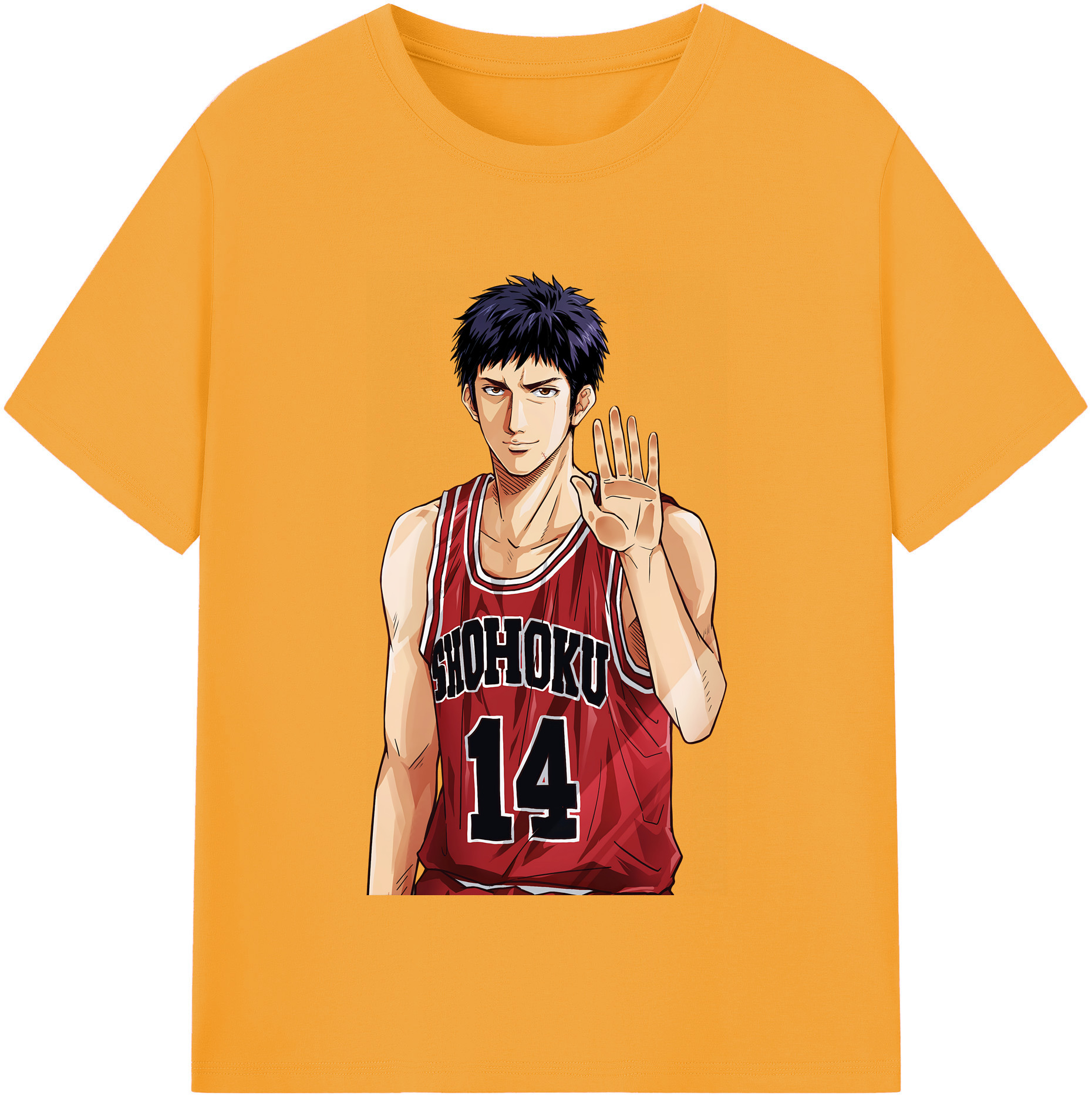 （画像用） SLAM DUNK／スラムダンク 綿100％半袖Tシャツ（フロントプリント）