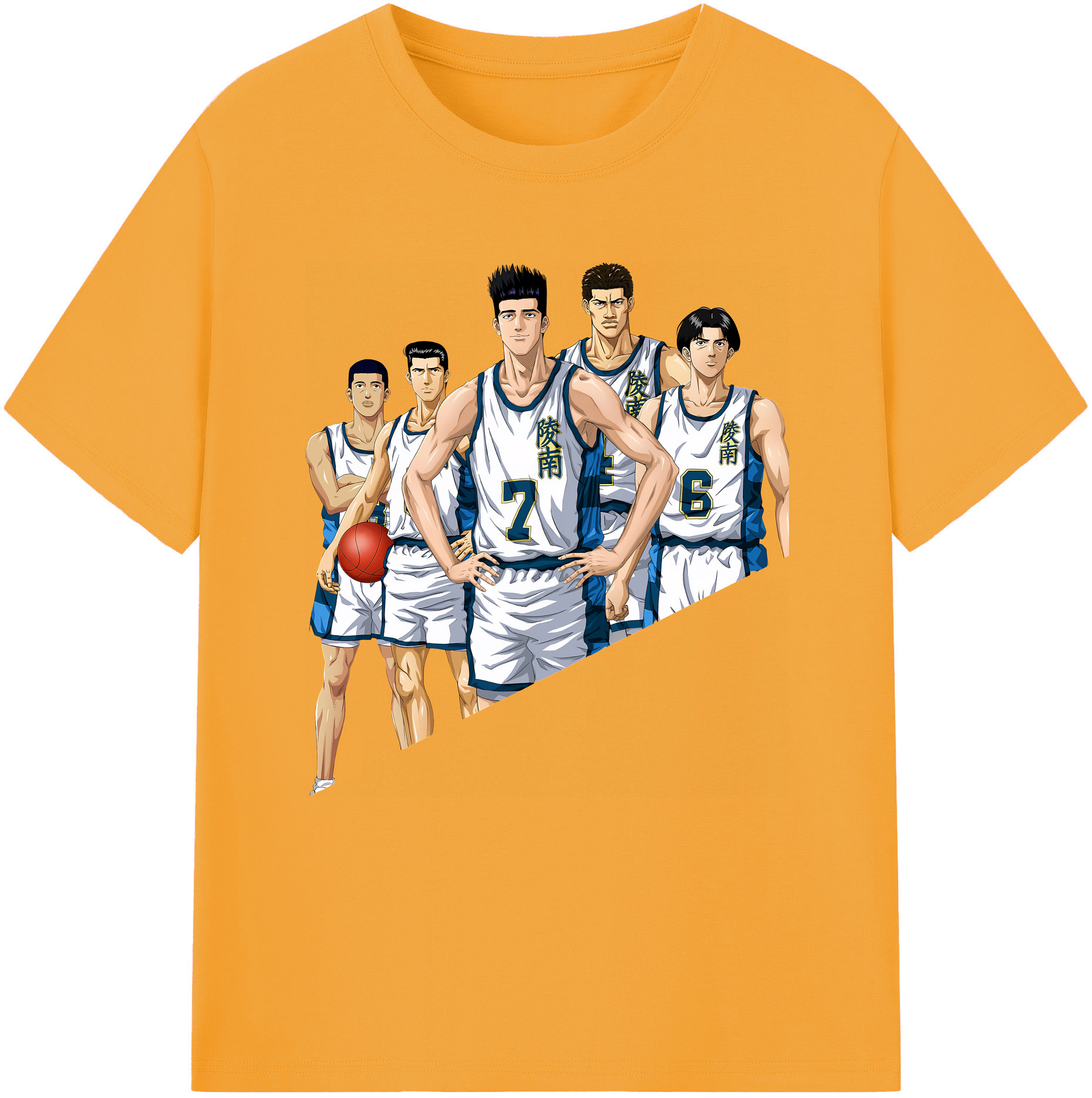 （画像用） SLAM DUNK／スラムダンク 綿100％半袖Tシャツ（フロントプリント）