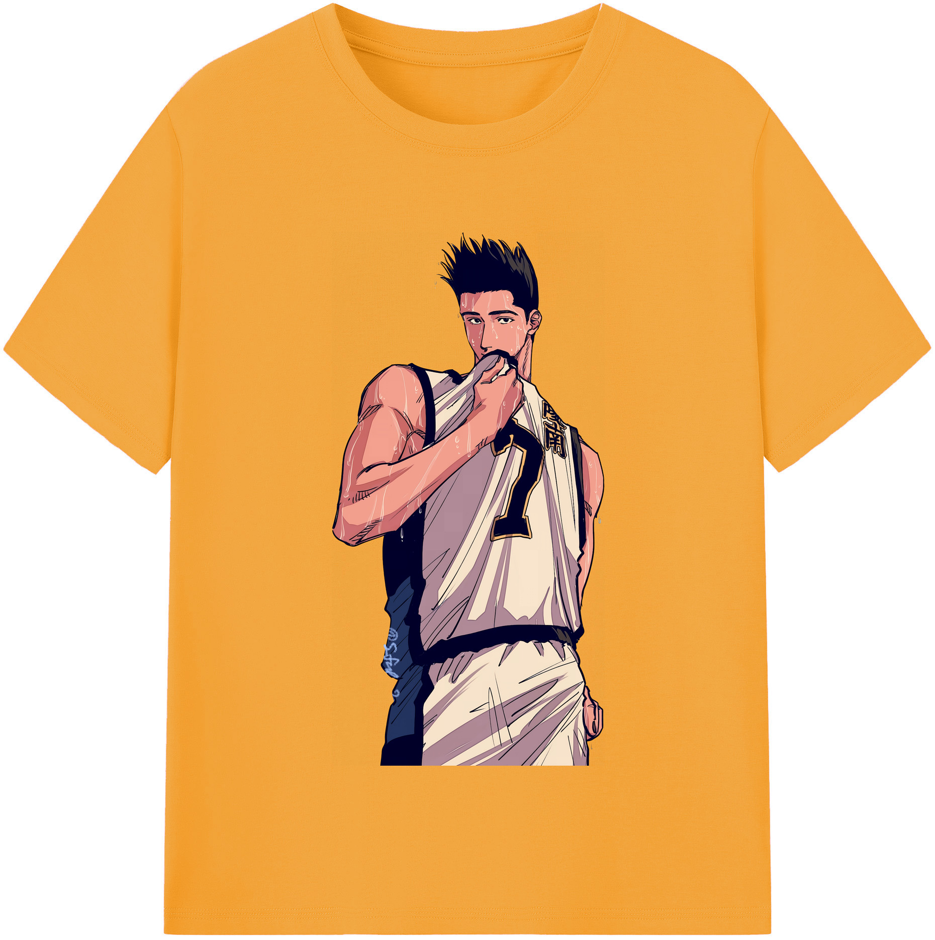 （画像用） SLAM DUNK／スラムダンク 綿100％半袖Tシャツ（フロントプリント）