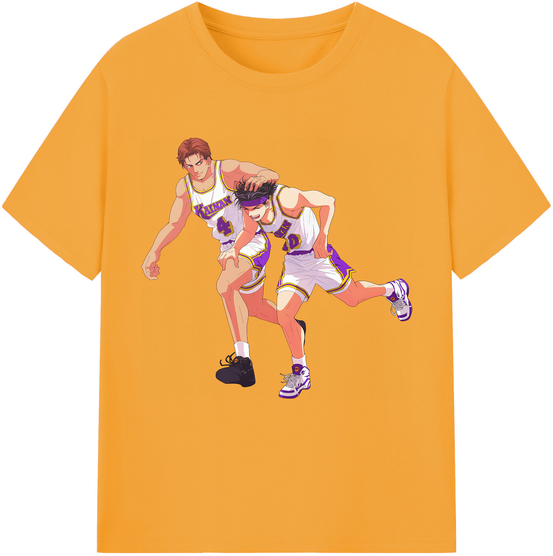 （画像用） SLAM DUNK／スラムダンク 綿100％半袖Tシャツ（フロントプリント）