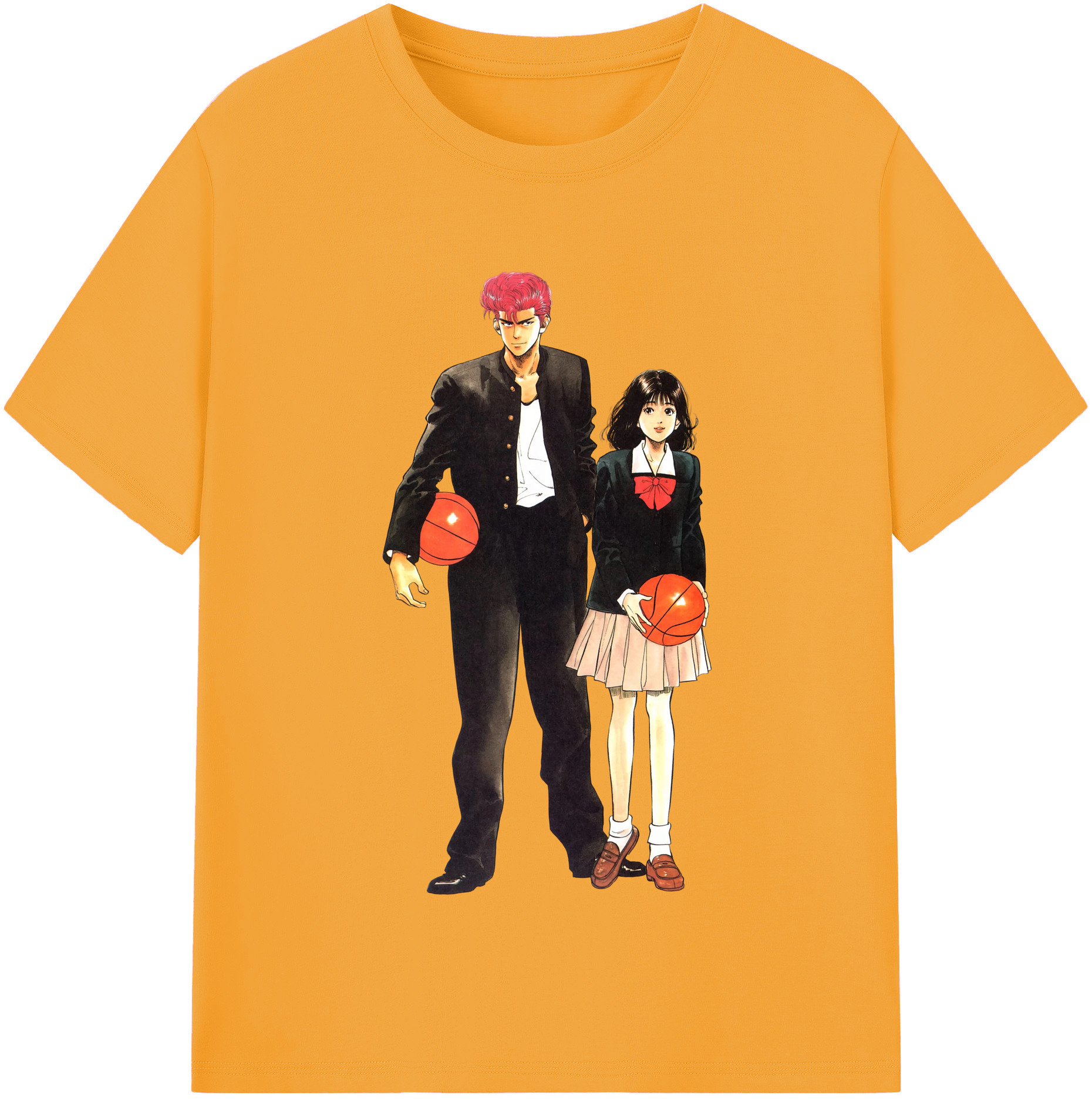 （画像用） SLAM DUNK／スラムダンク 綿100％半袖Tシャツ（フロントプリント）
