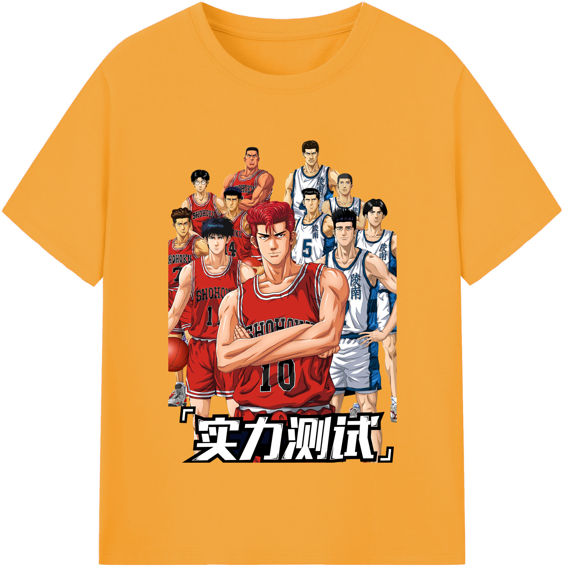 （画像用） SLAM DUNK／スラムダンク 綿100％半袖Tシャツ（フロントプリント）