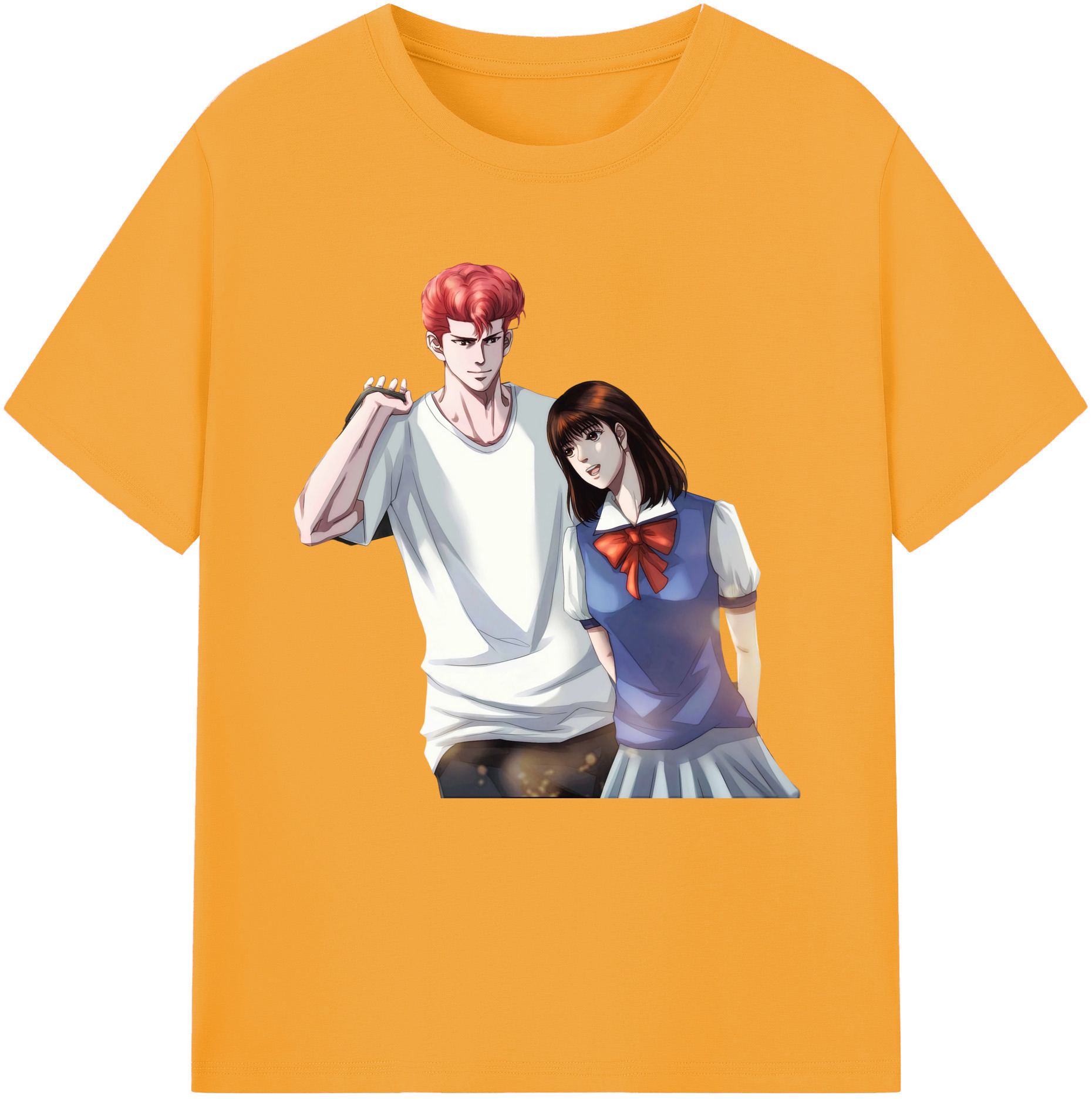 SLAM DUNK／スラムダンク 綿100％半袖Tシャツ（フロントプリント）