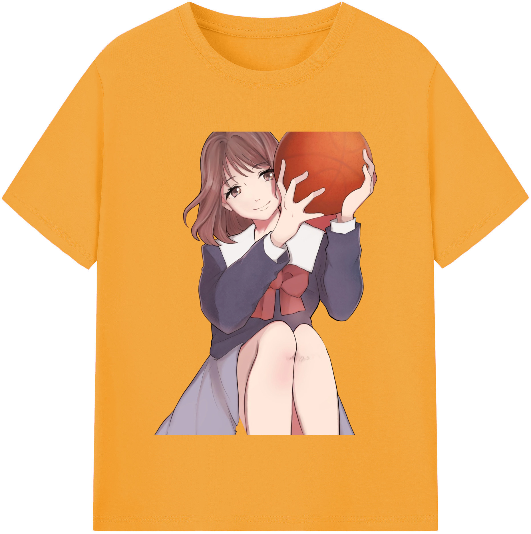 SLAM DUNK／スラムダンク 綿100％半袖Tシャツ（フロントプリント）