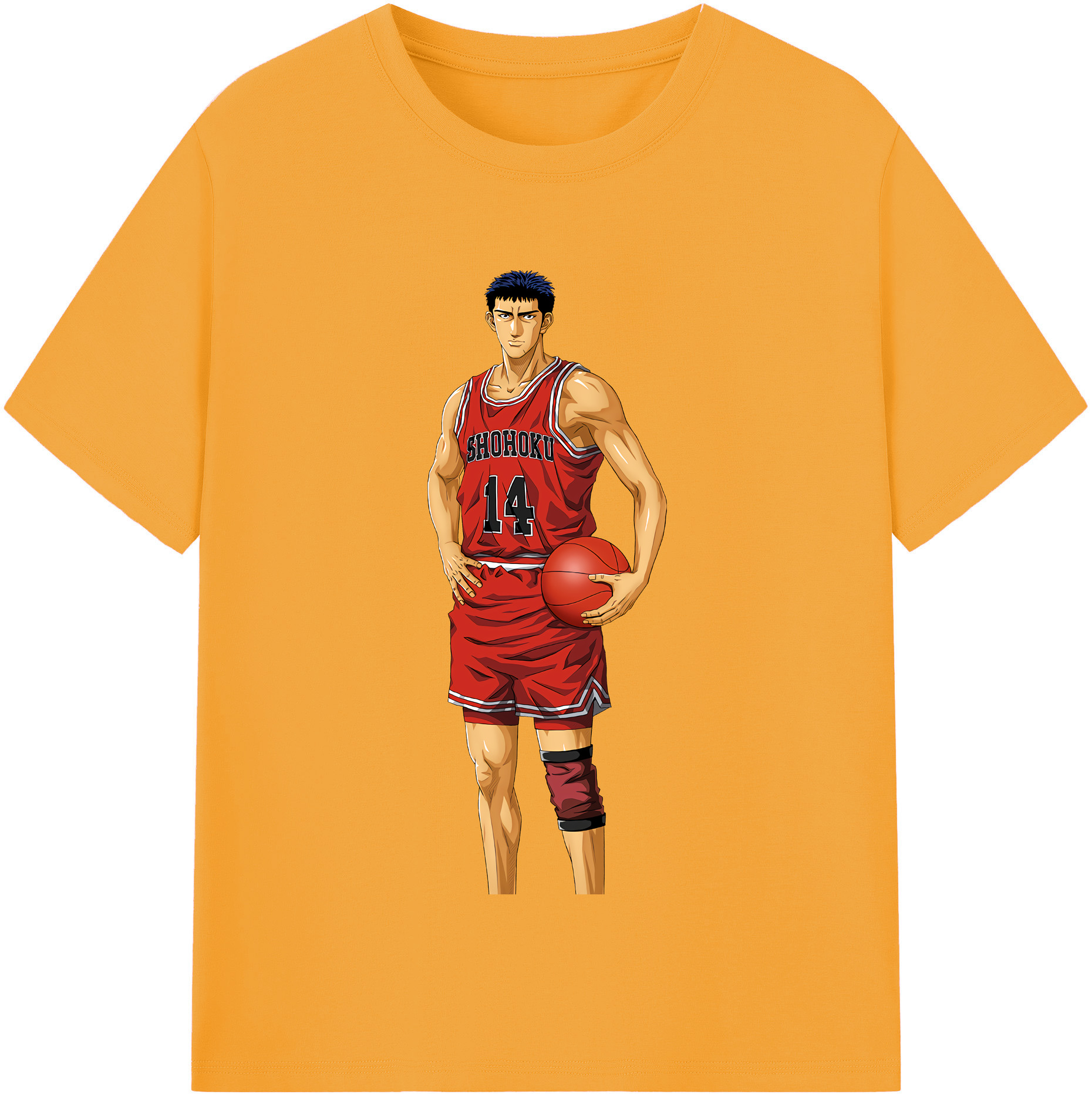 SLAM DUNK／スラムダンク 綿100％半袖Tシャツ（フロントプリント）