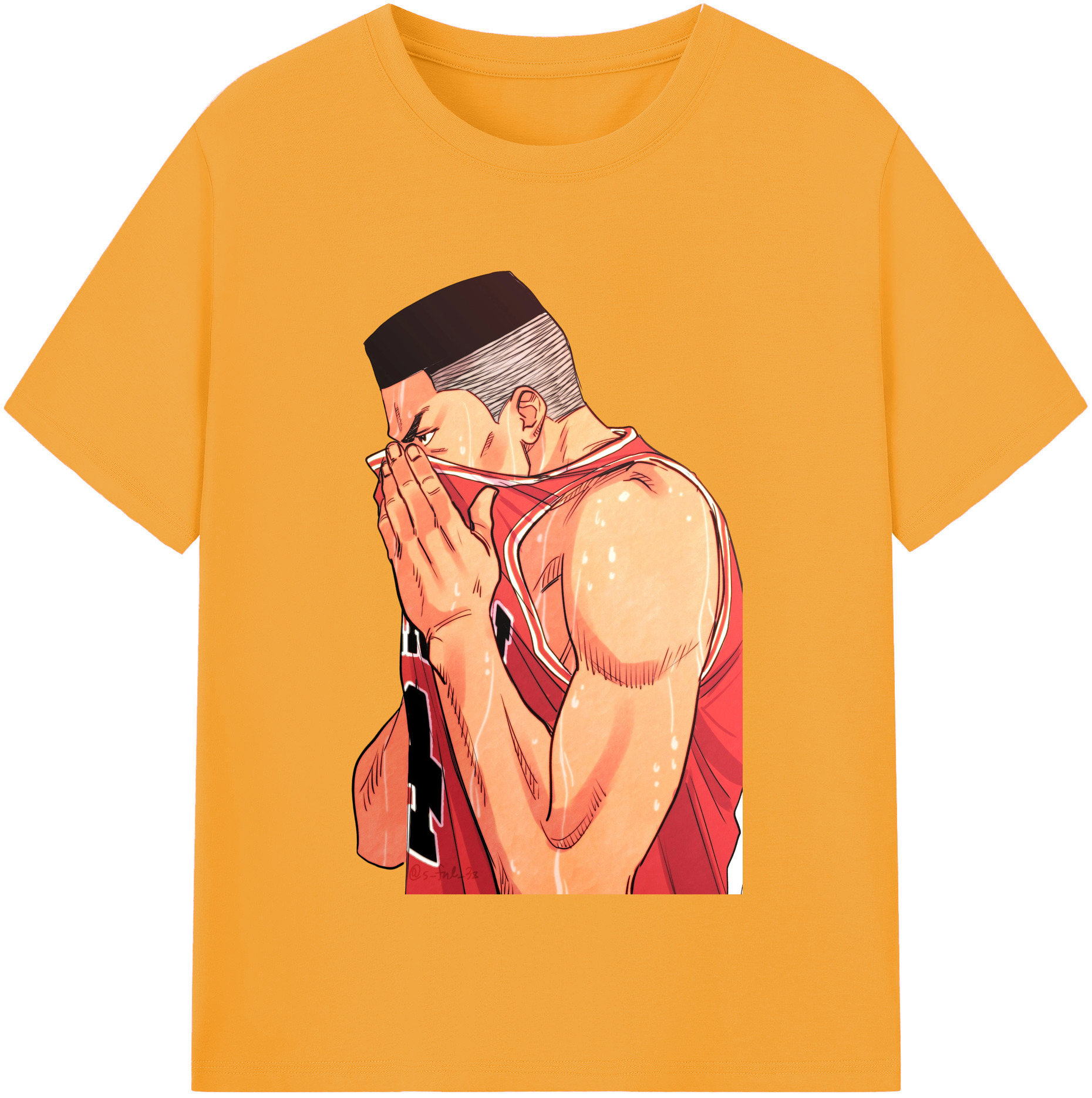 SLAM DUNK／スラムダンク 綿100％半袖Tシャツ（フロントプリント）