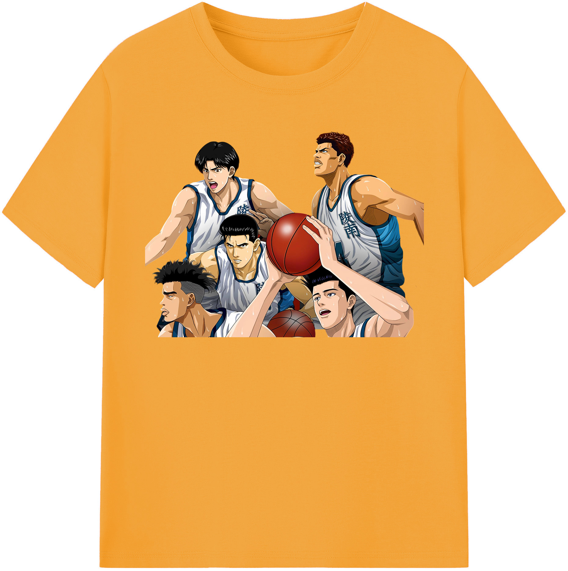 （画像用） SLAM DUNK／スラムダンク 綿100％半袖Tシャツ（フロントプリント）