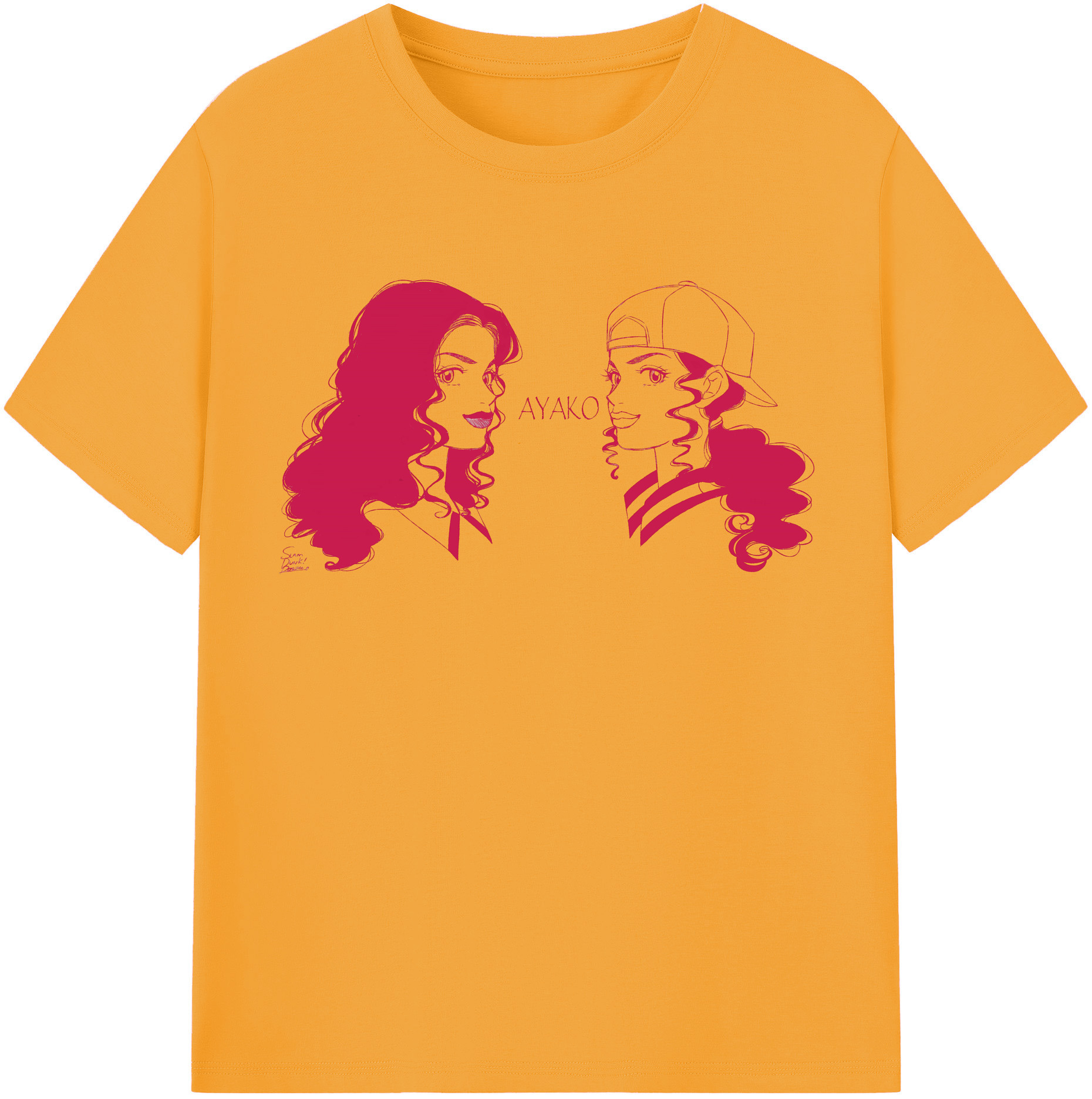 SLAM DUNK／スラムダンク 綿100％半袖Tシャツ（フロントプリント）