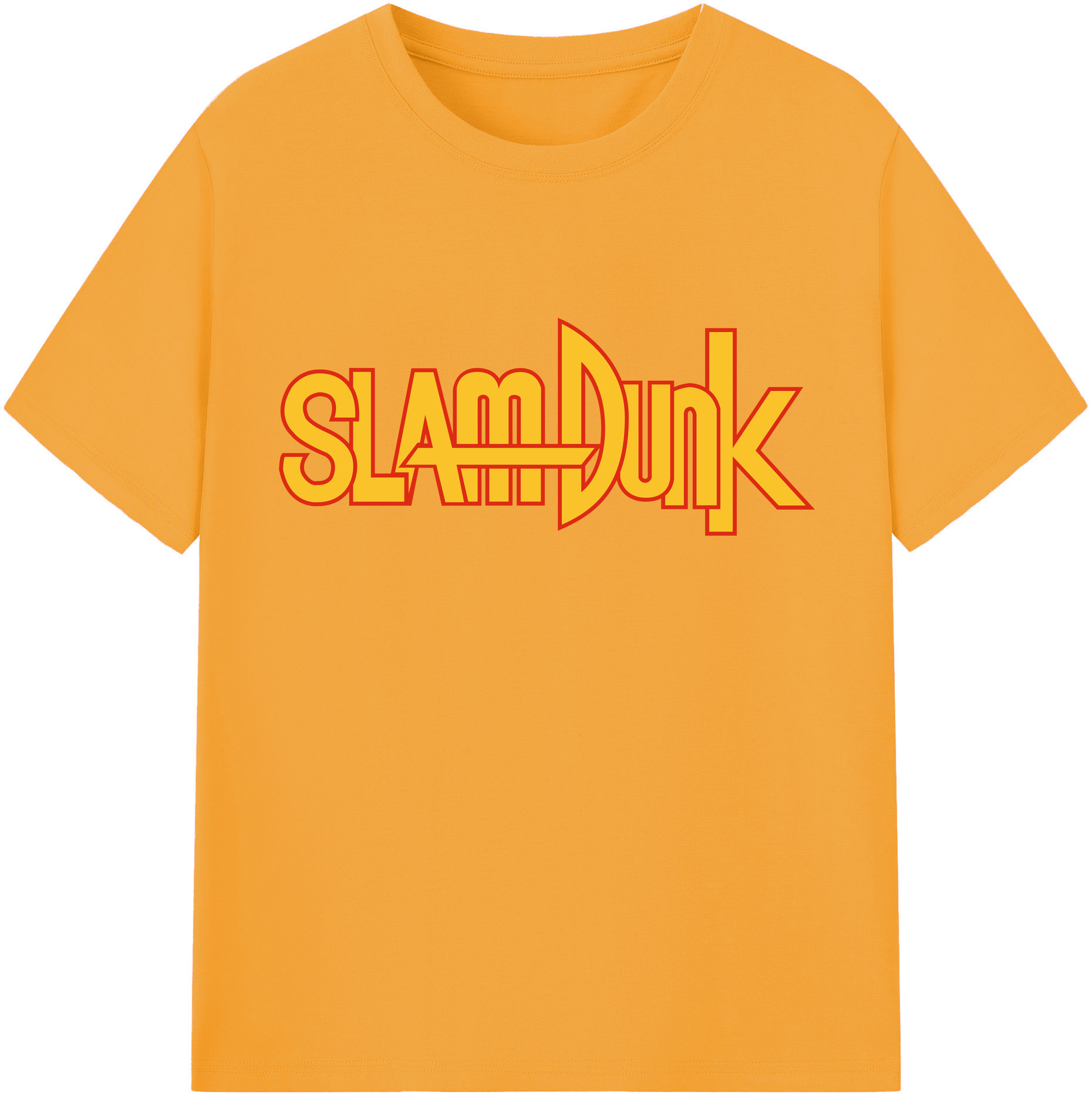 SLAM DUNK／スラムダンク 綿100％半袖Tシャツ（フロントプリント）