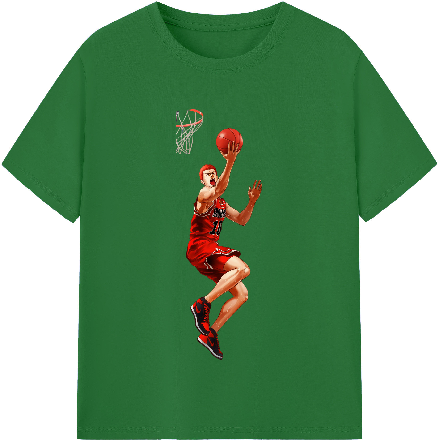 （画像用） SLAM DUNK／スラムダンク 綿100％半袖Tシャツ（フロントプリント）