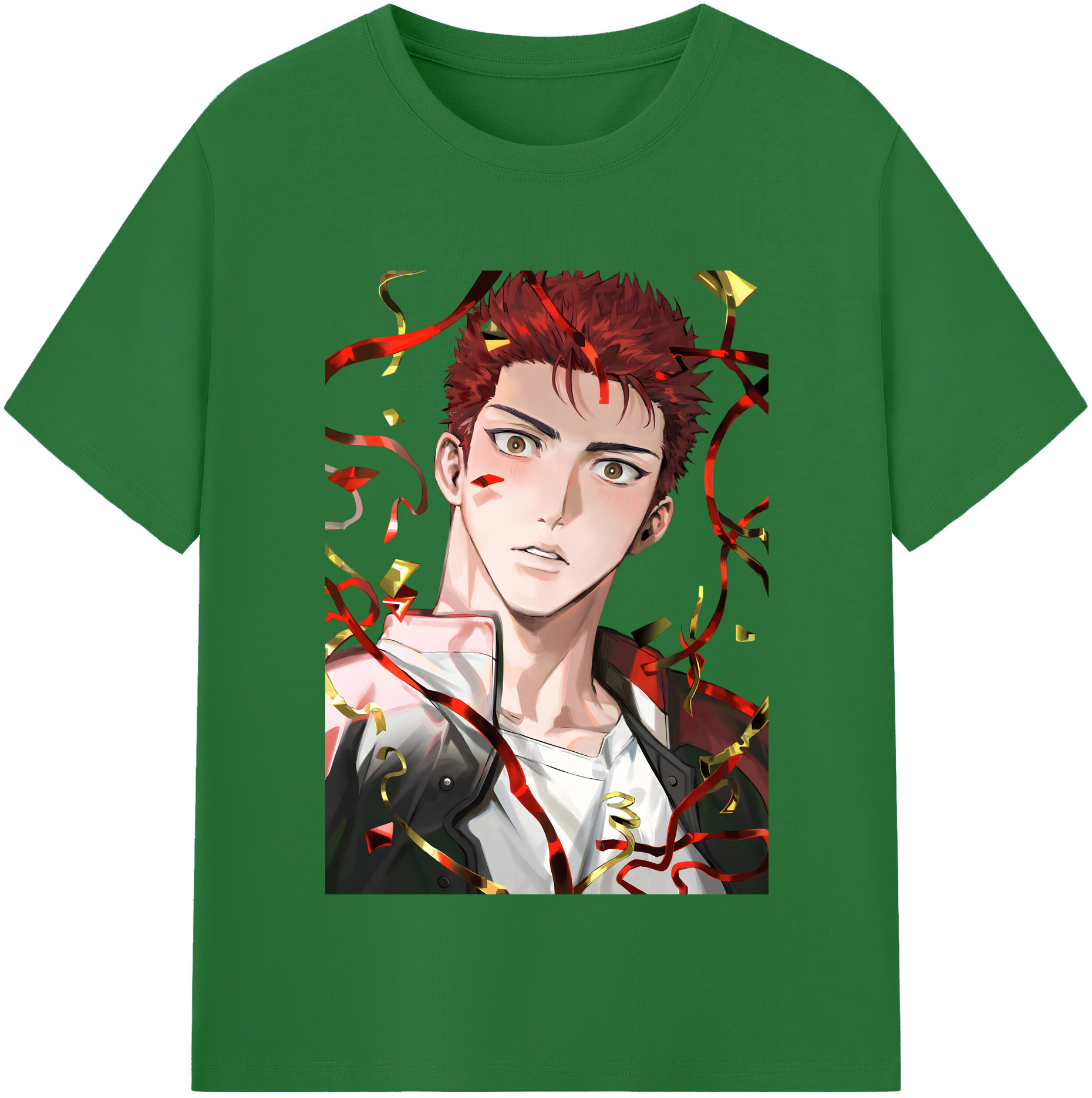 SLAM DUNK／スラムダンク 綿100％半袖Tシャツ（フロントプリント）