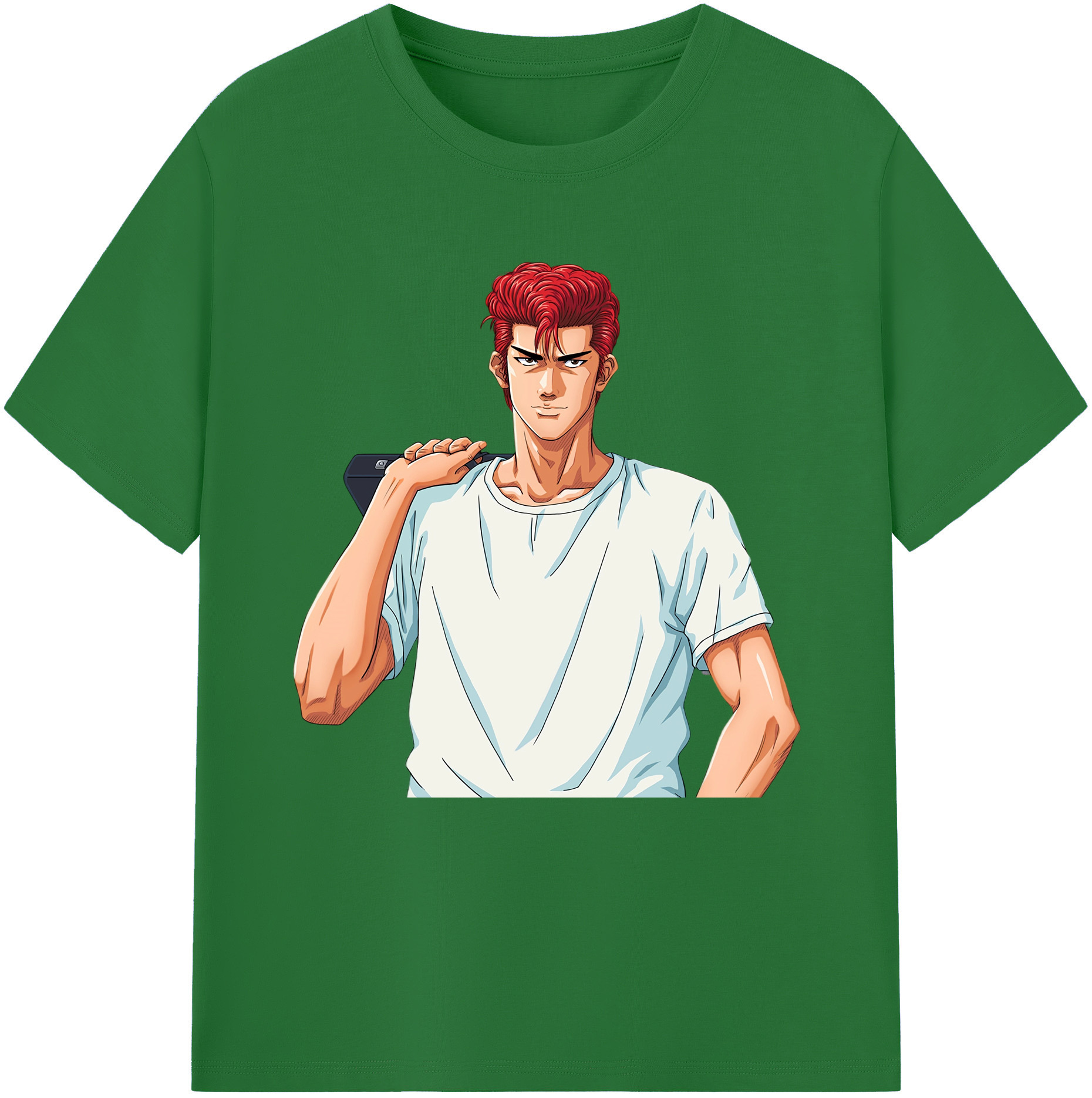 SLAM DUNK／スラムダンク 綿100％半袖Tシャツ（フロントプリント）