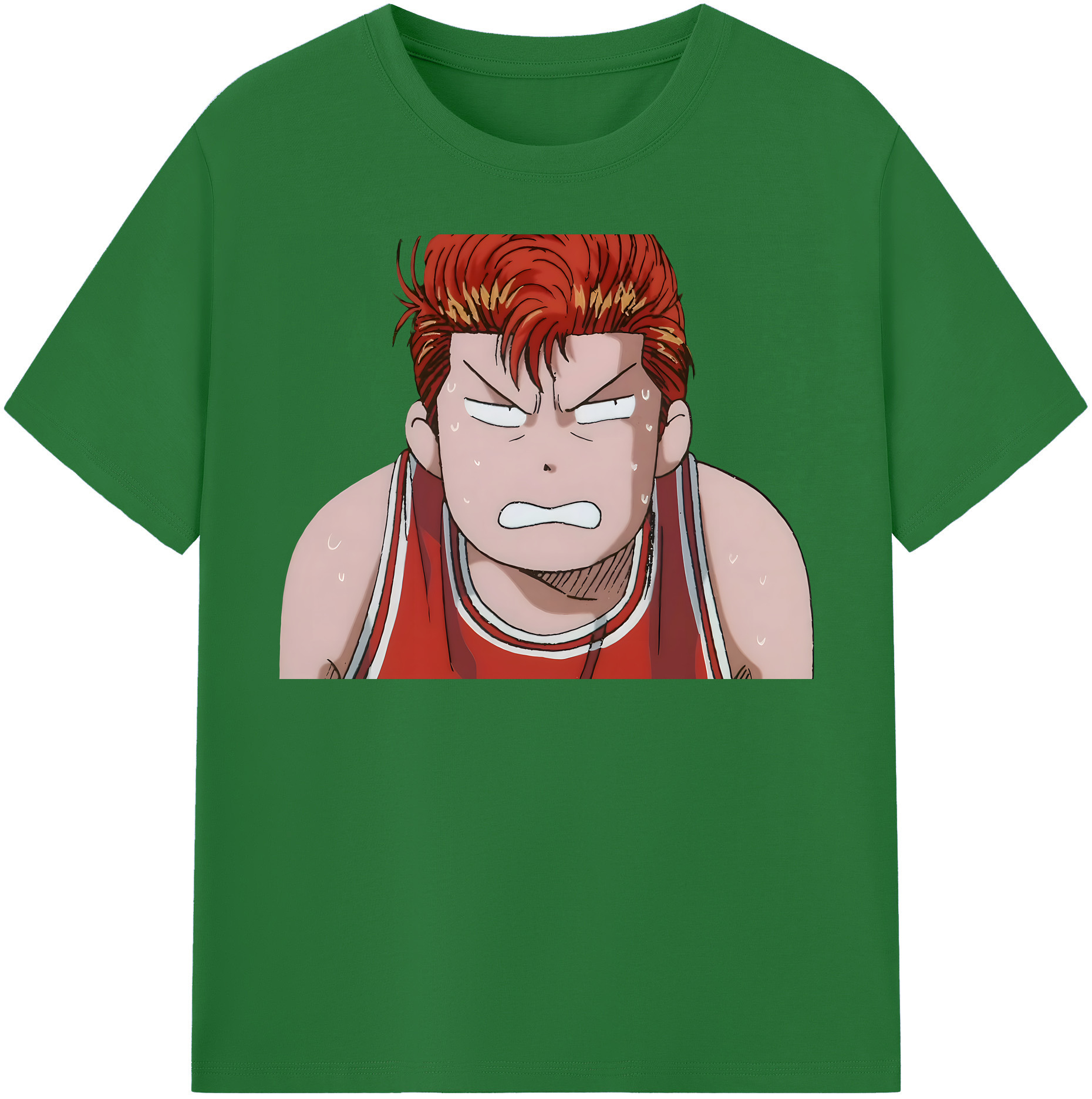 SLAM DUNK／スラムダンク 綿100％半袖Tシャツ（フロントプリント）