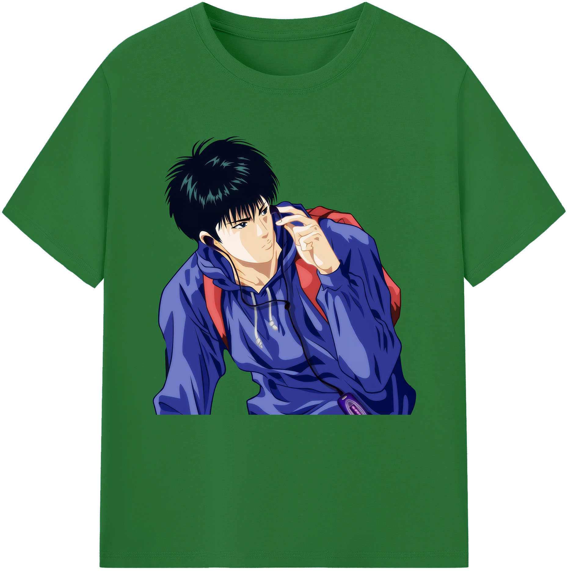 SLAM DUNK／スラムダンク 綿100％半袖Tシャツ（フロントプリント）